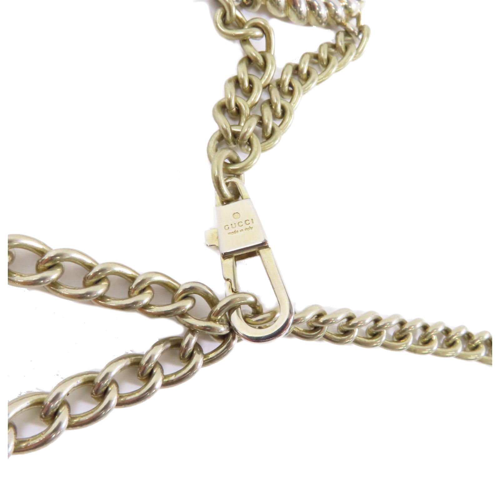GUCCI 【激減優惠】金屬Chain Belt腰帶金色
