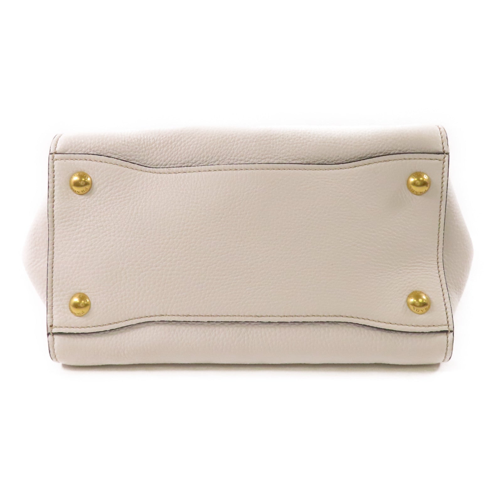 PRADA 【激減優惠】牛皮皮革Shoulder Bag金扣手挽肩背兩用袋