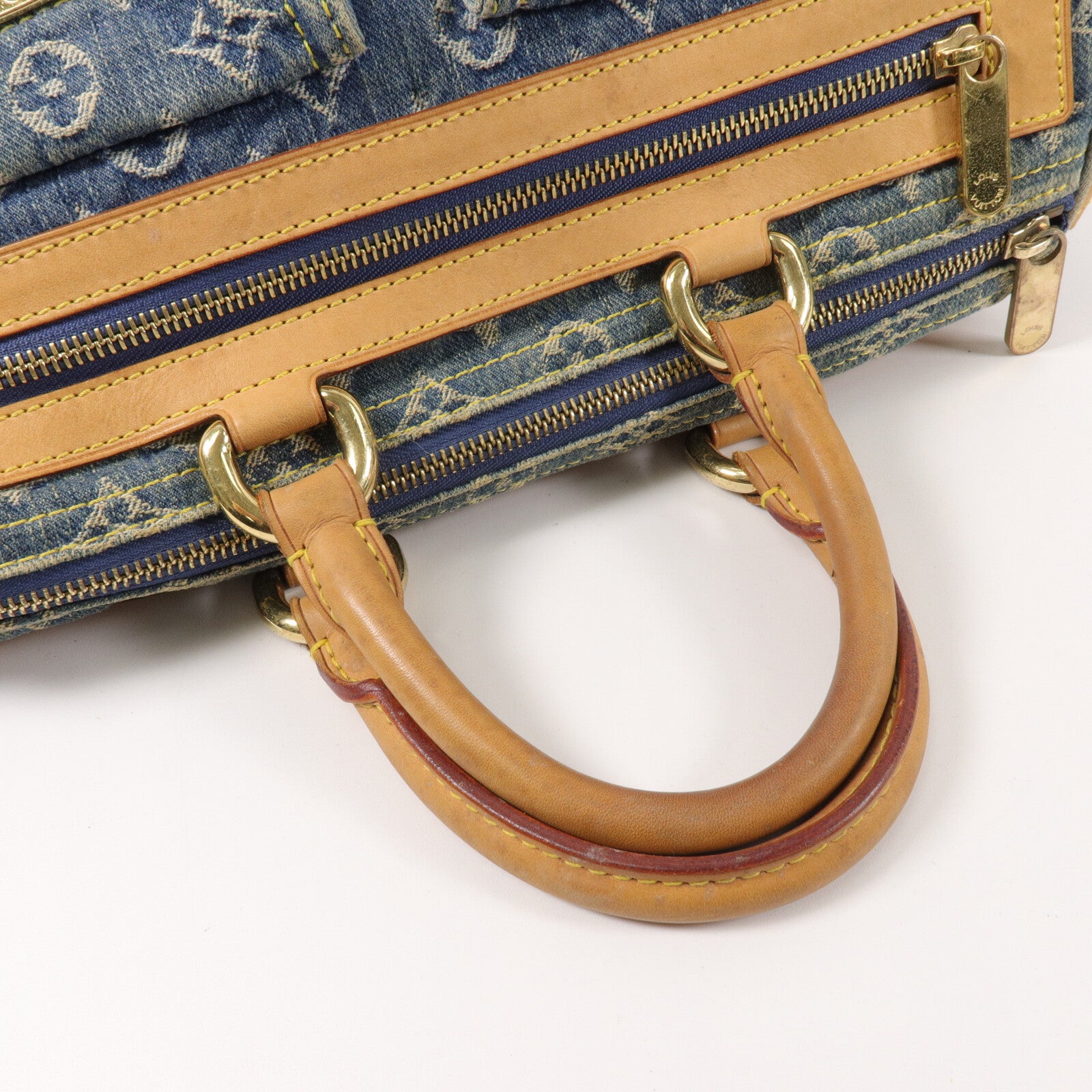 LOUIS VUITTON Monogram Denim Neo Speedy手挽袋