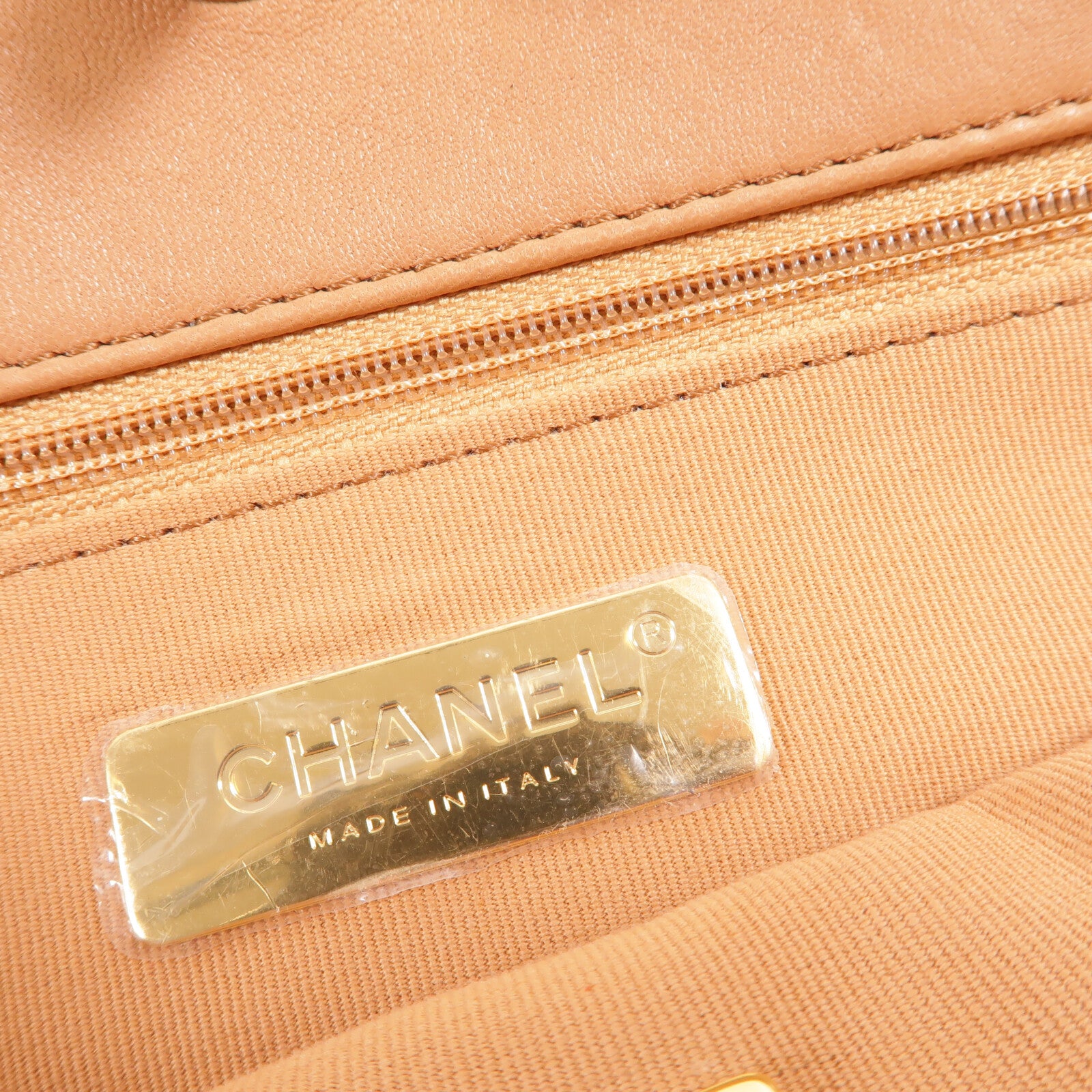 CHANEL 羊皮皮革C19 Tote Bag肩背袋