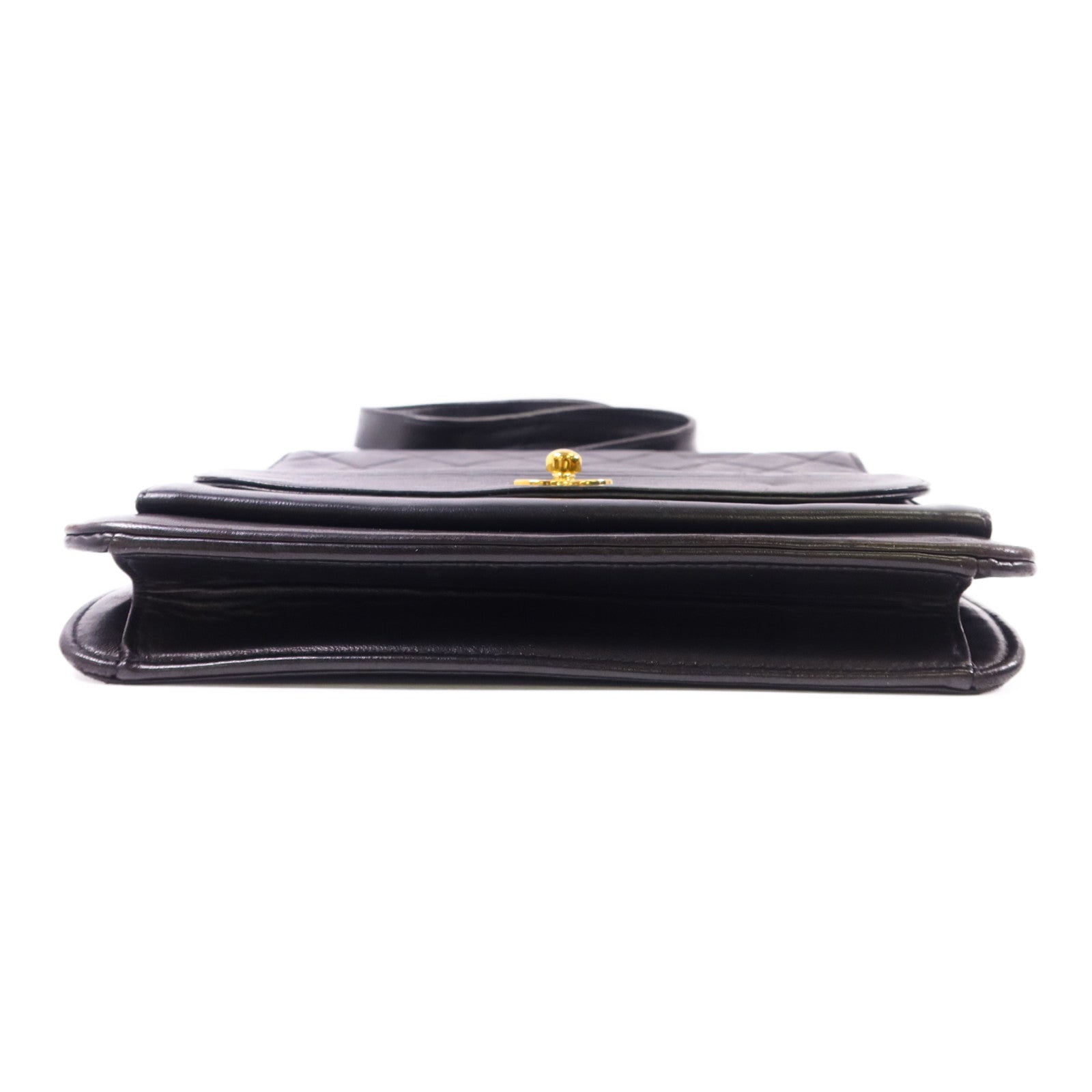 CHANEL 牛皮皮革Vintage Shoulder Bag金扣肩背袋