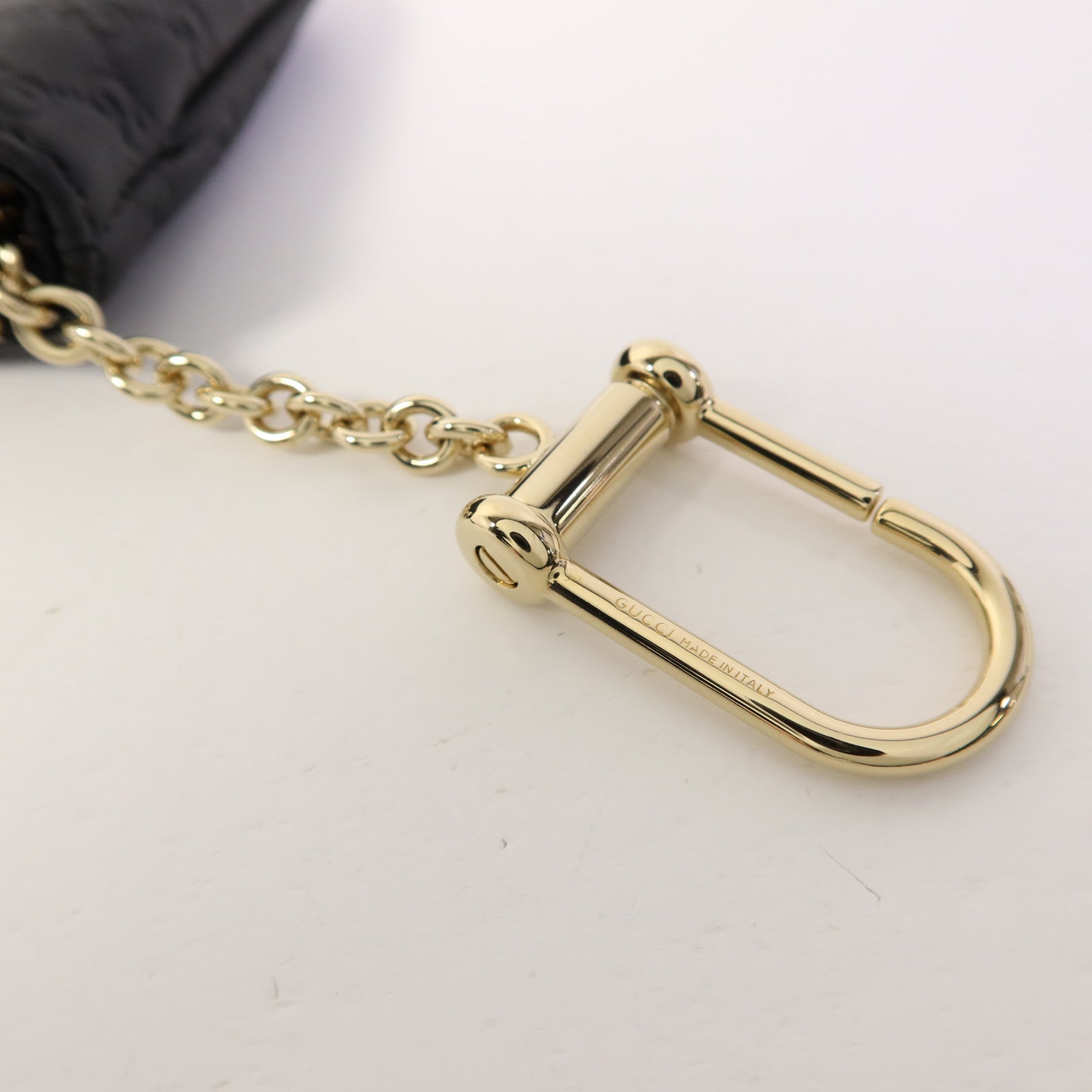 GUCCI 牛皮皮革Key Pouch金扣鎖匙包