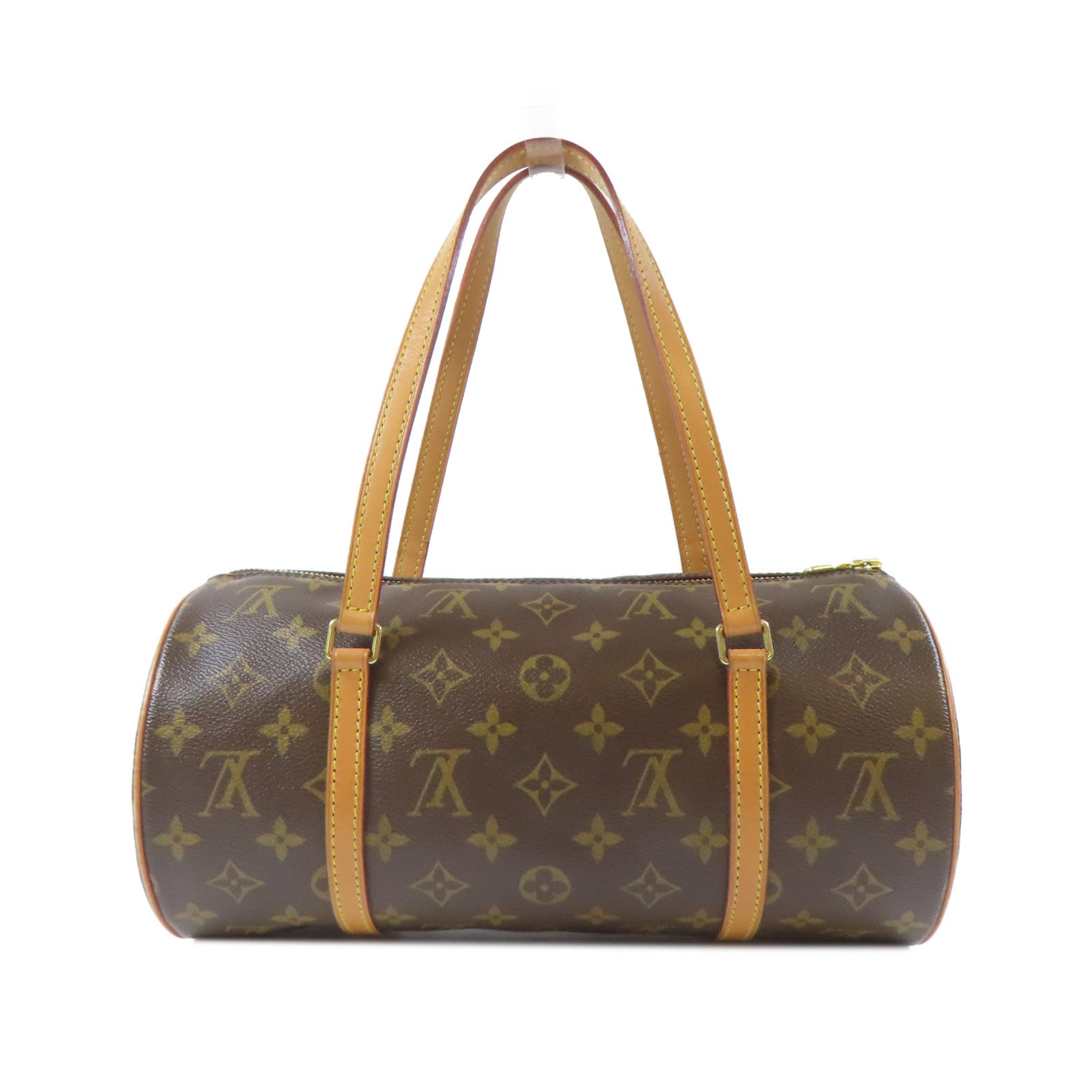 LOUIS VUITTON Monogram Papillon GM Shoulder Bag金扣肩背袋啡色