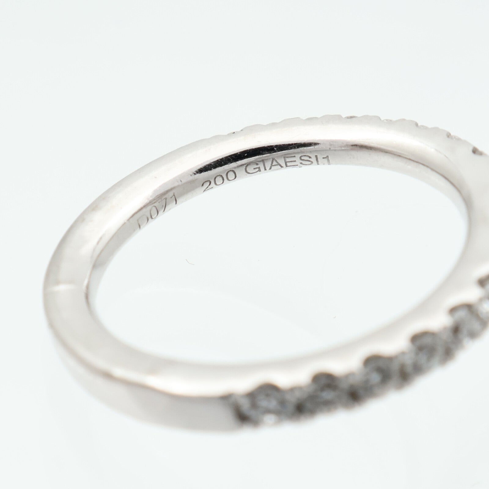 JEWELRY PT950鉑金Diamond Ring鑽石戒指US#4.5