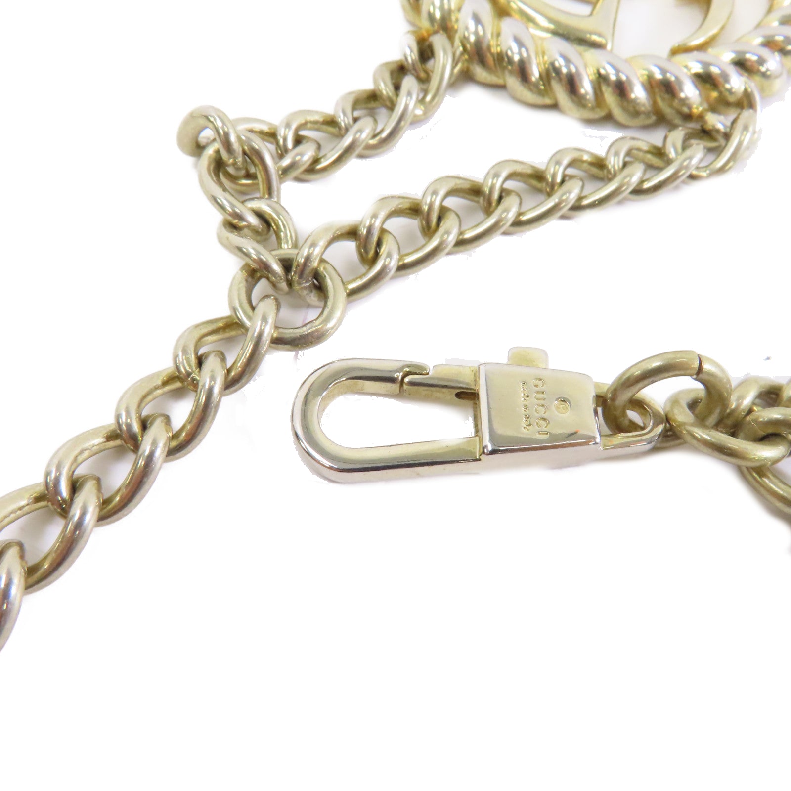 GUCCI 【激減優惠】金屬Chain Belt腰帶金色
