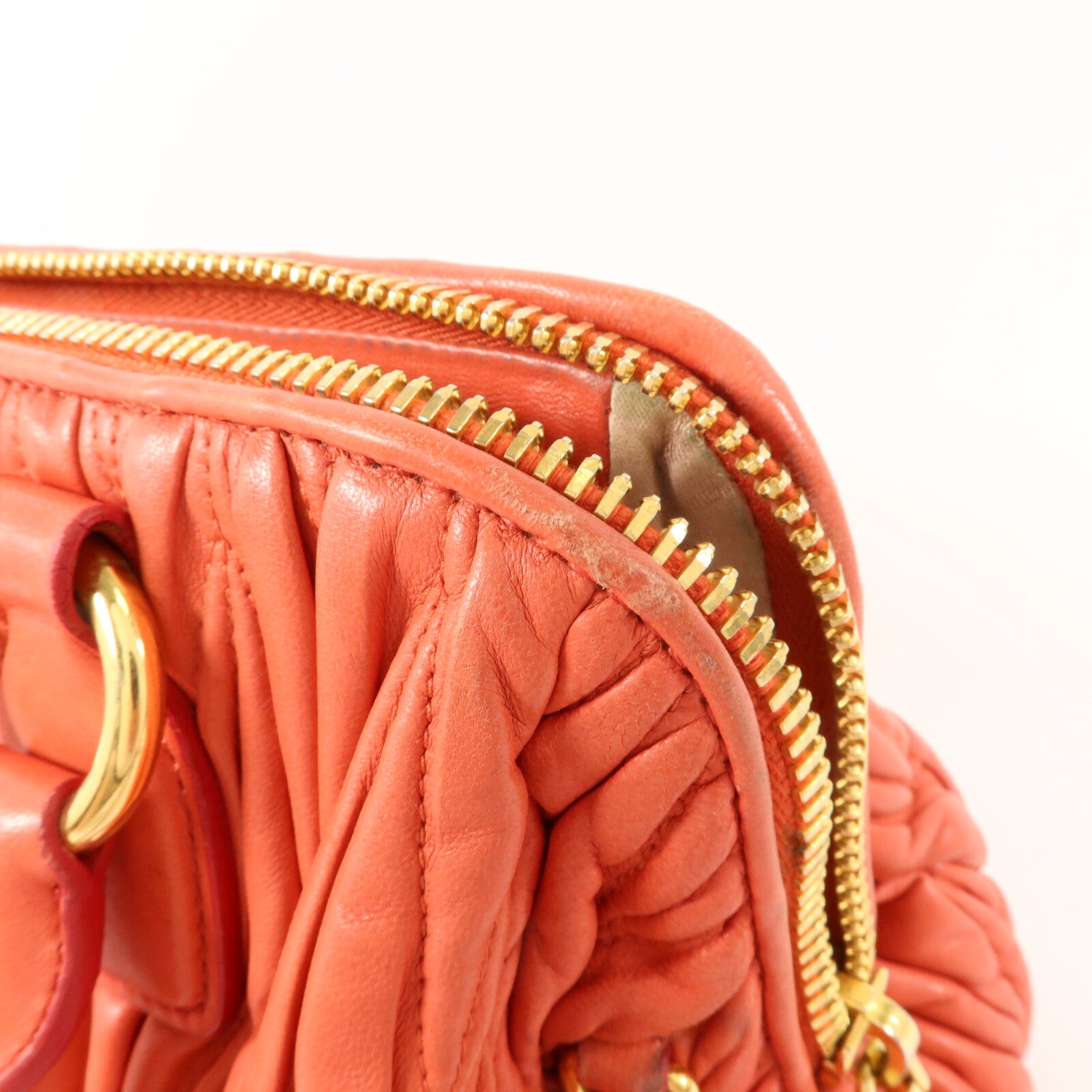Miu Miu 羊皮皮革2 Way Shoulder Bag手挽肩背兩用袋