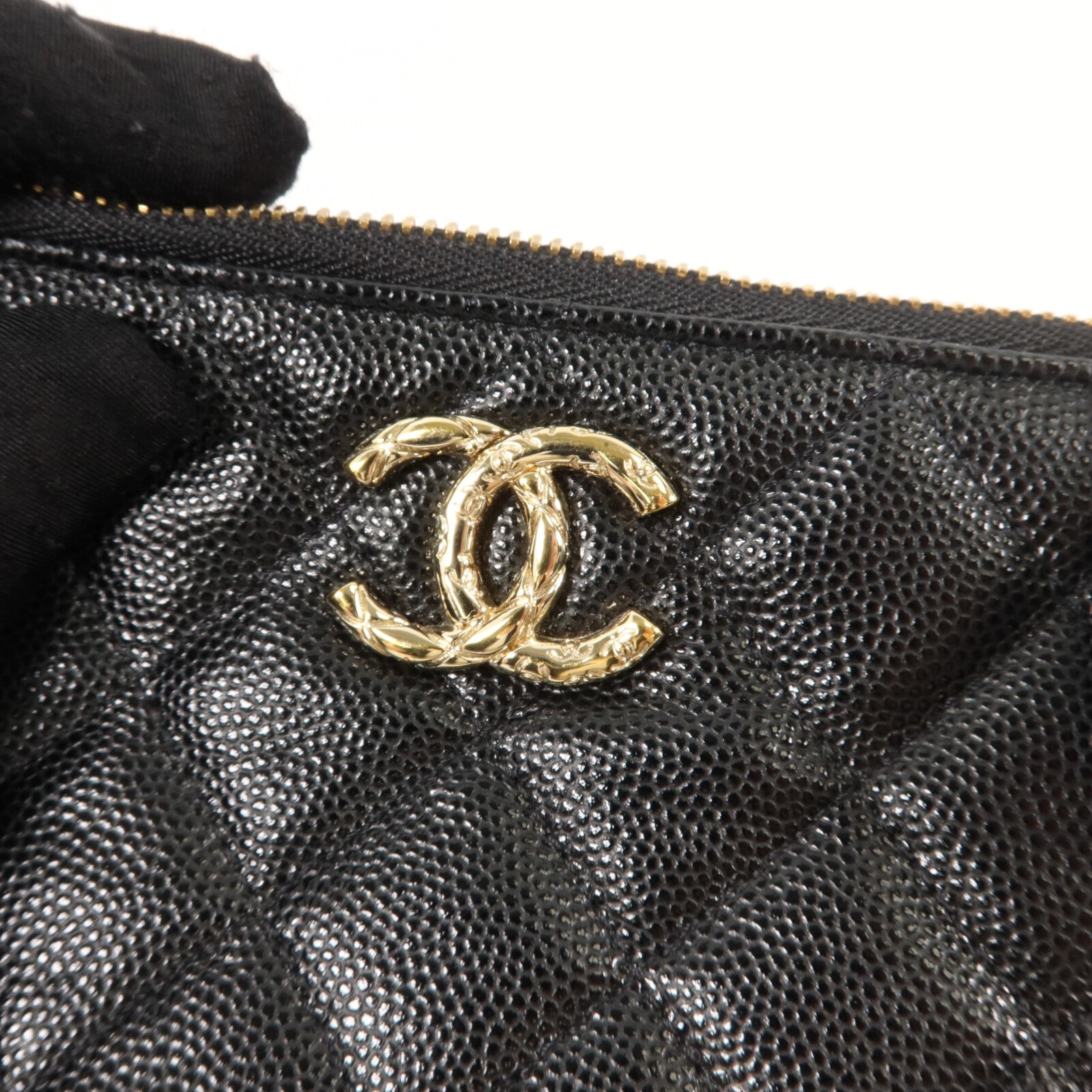 CHANEL 牛皮皮革Coin Case零錢包