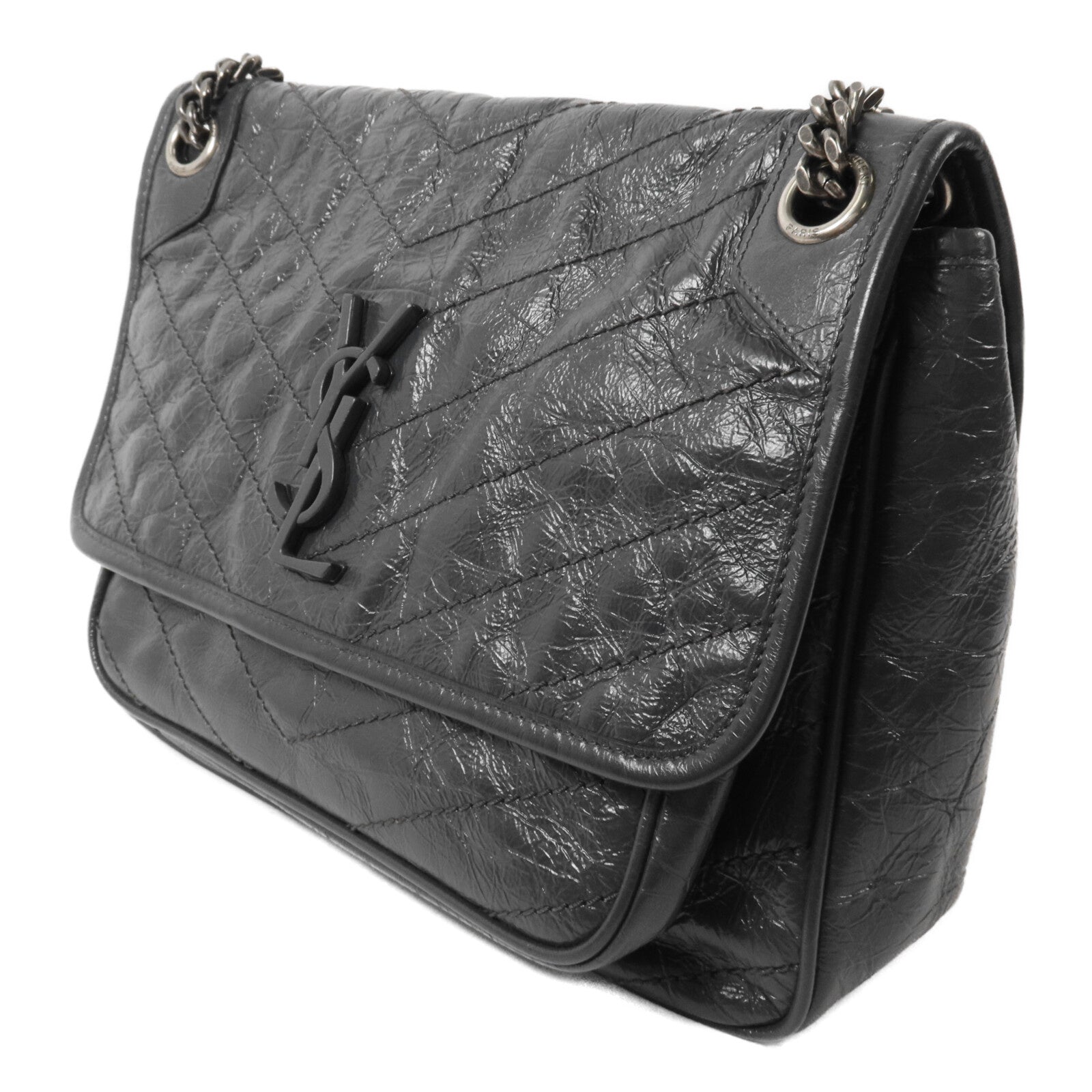 SAINT LAURENT 牛皮皮革Niki Medium鏈帶肩背袋