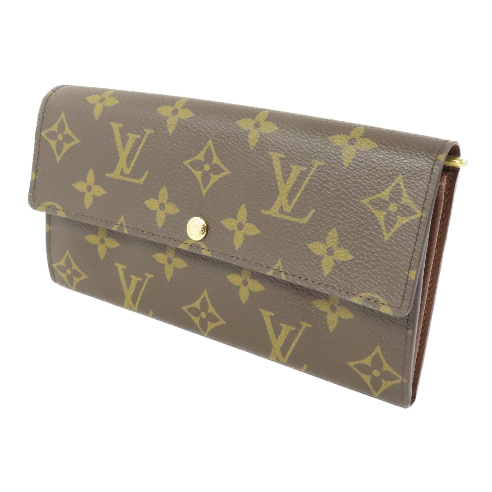LOUIS VUITTON Monogram Portefeuille Sarah金扣長錢包