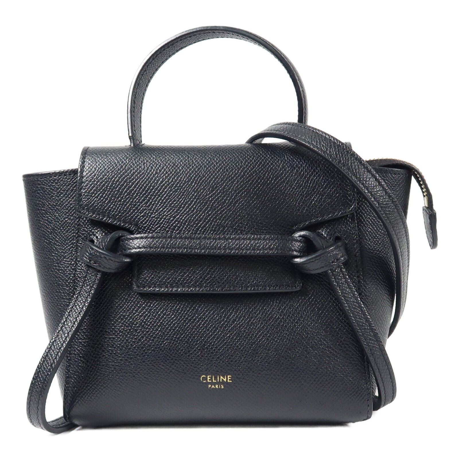 CELINE 牛皮皮革Pico Belt手挽肩背兩用袋