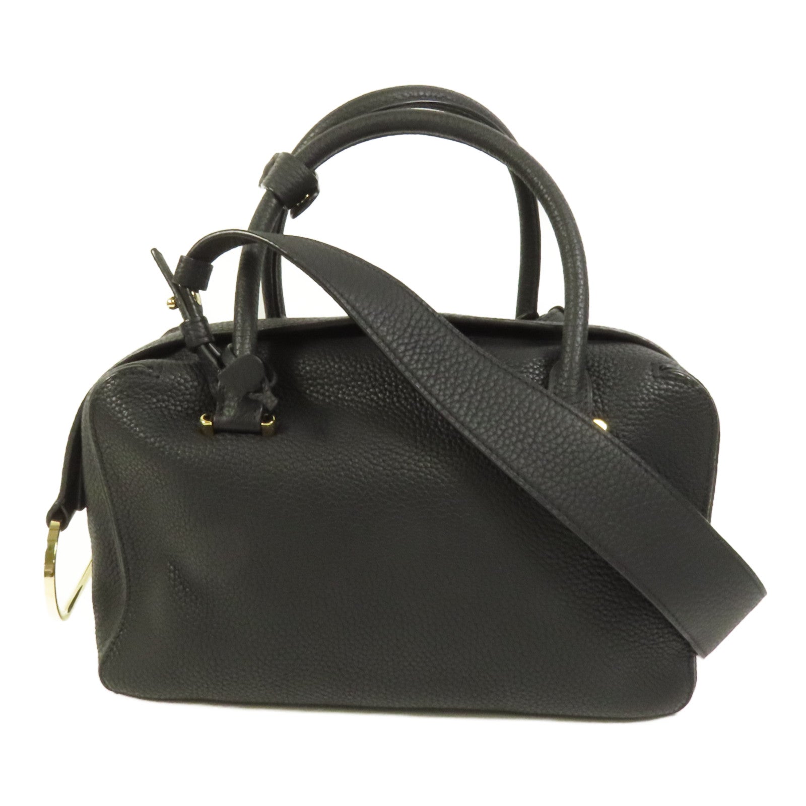 Delvaux 牛皮皮革Cool Box MM金扣手挽肩背兩用袋