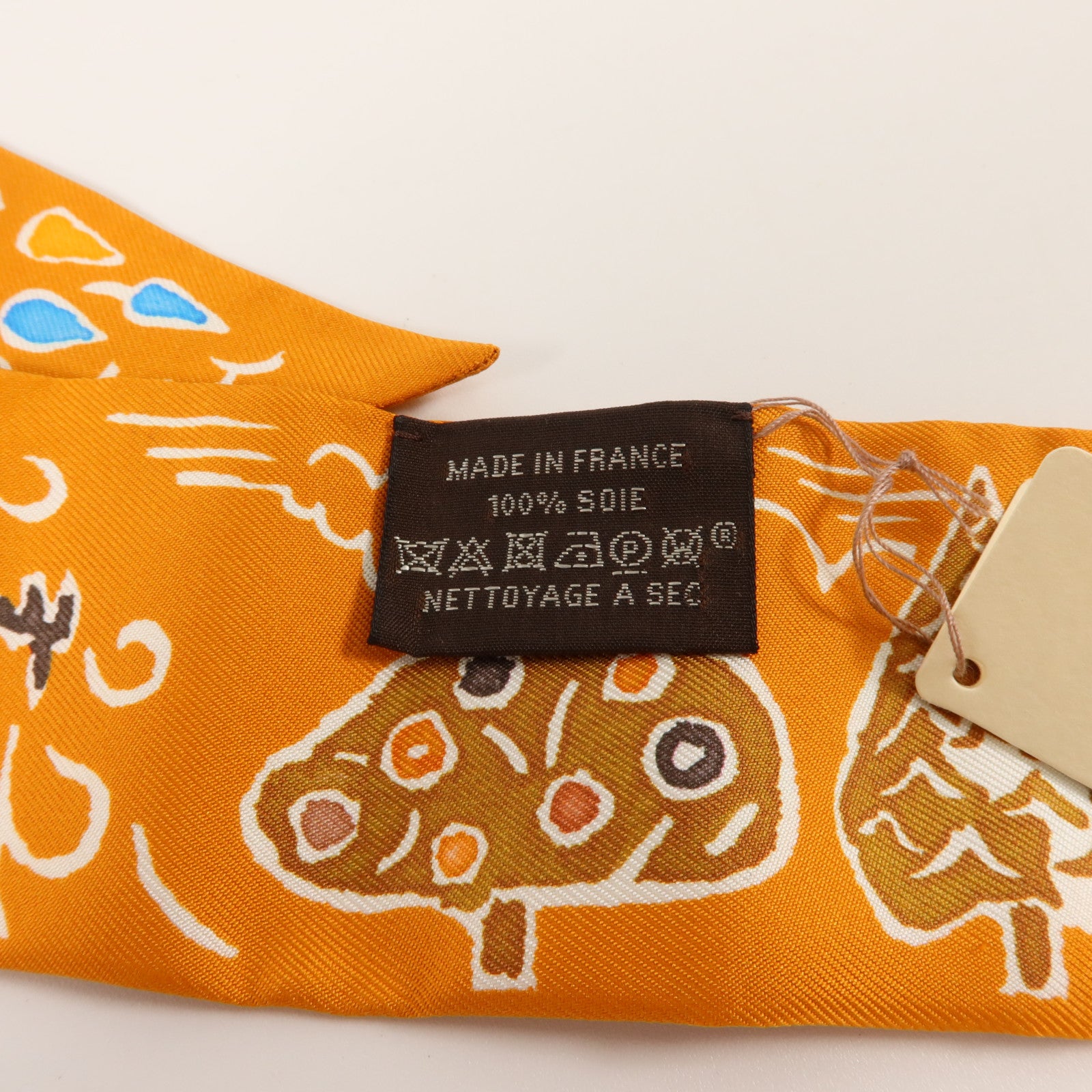 HERMES 絲質Twilly絲巾