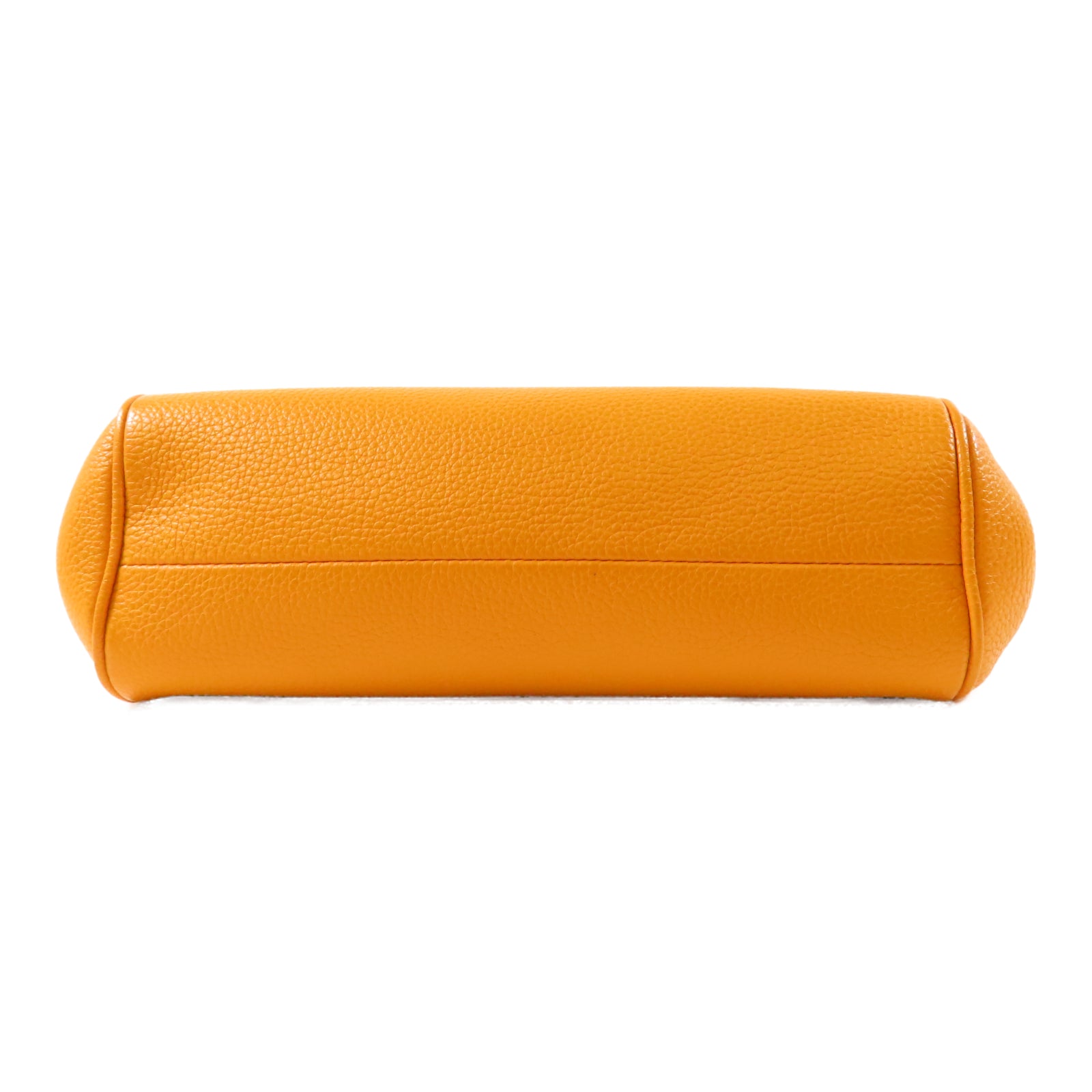 Salvatore Ferragamo 牛皮皮革Shoulder Bag金扣鏈帶肩背袋橙色