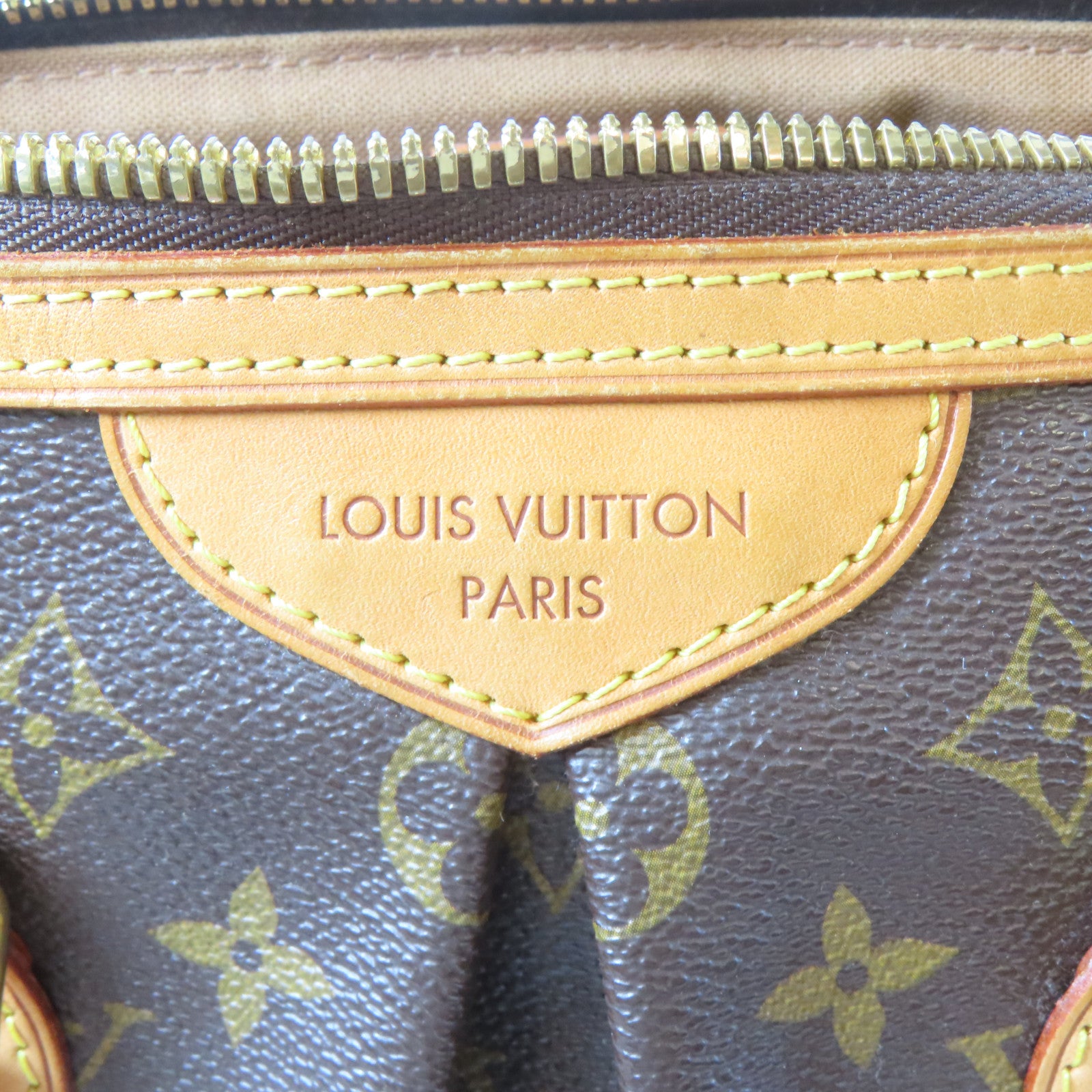 LOUIS VUITTON Monogram Palermo PM金扣手挽肩背兩用袋啡色
