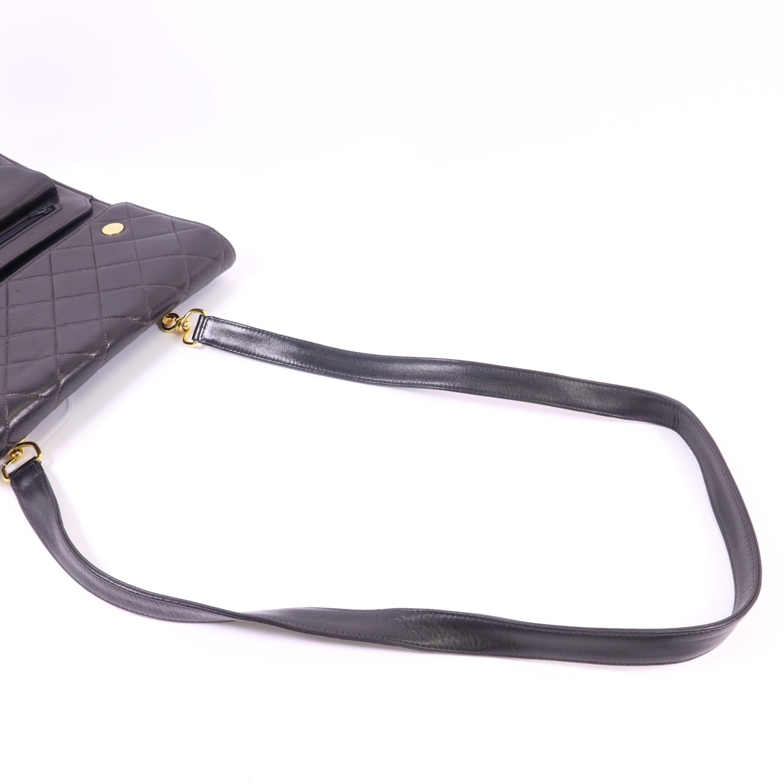 CHANEL 牛皮皮革Vintage Shoulder Bag金扣肩背袋