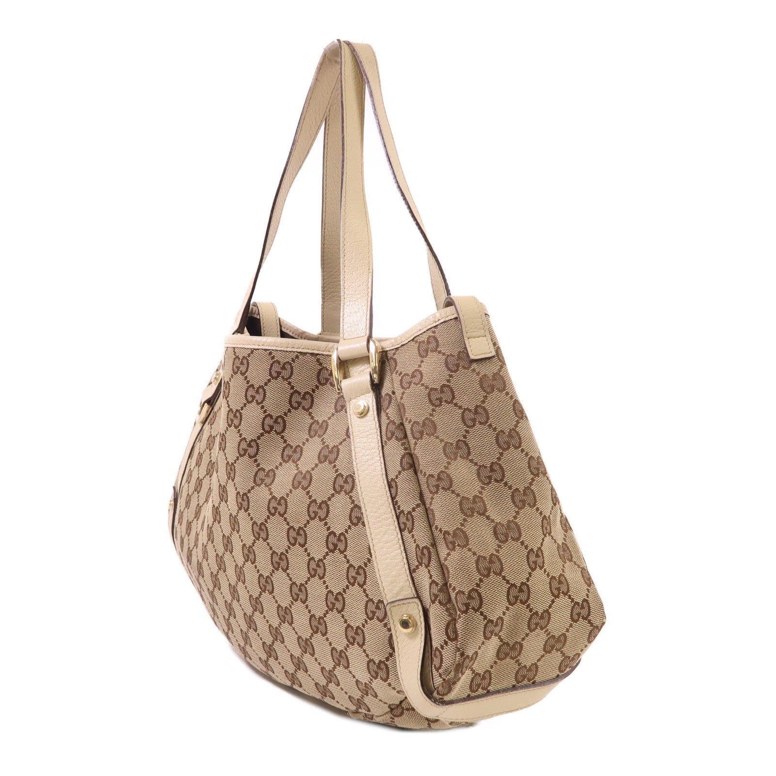 GUCCI 帆布Abbey金扣肩背袋