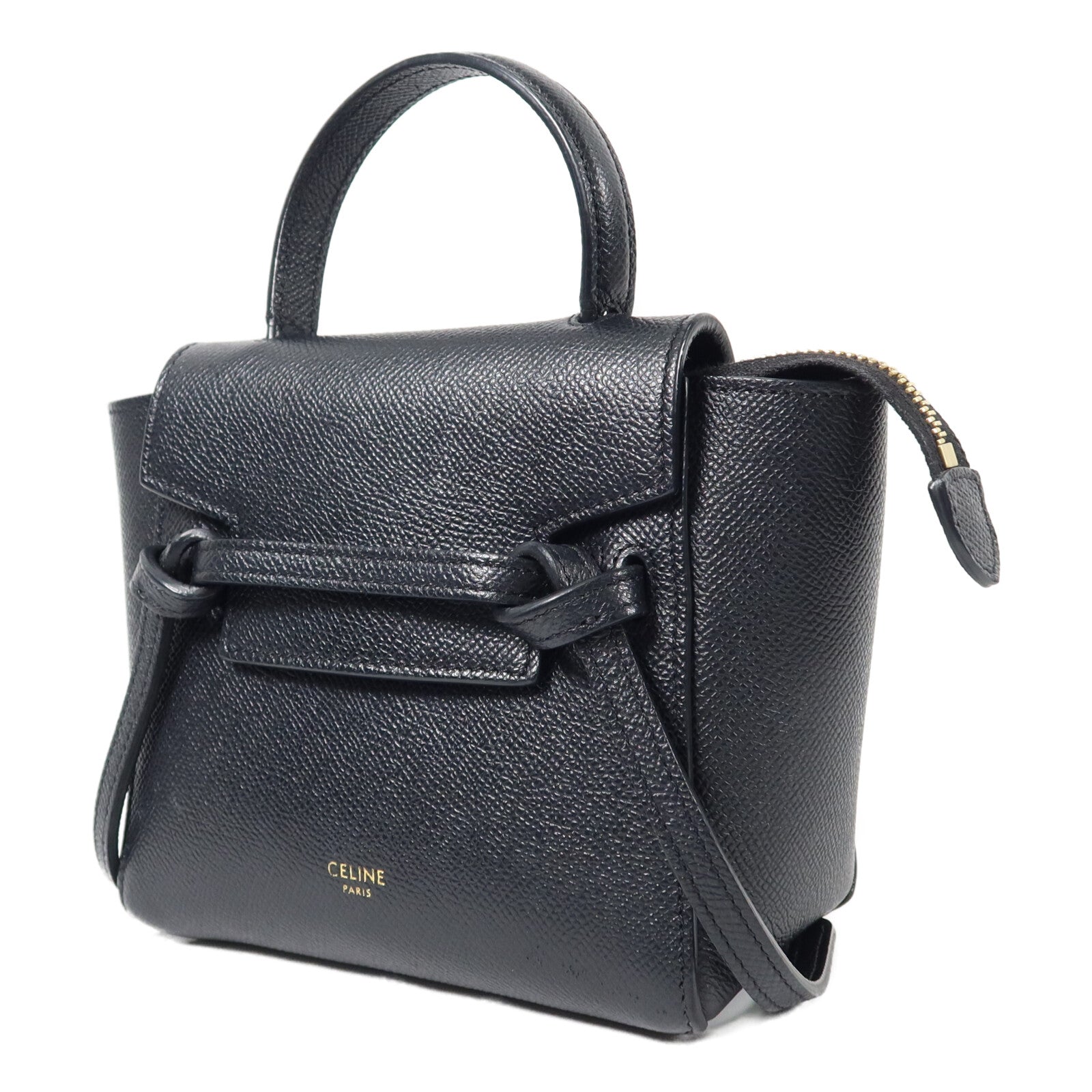 CELINE 牛皮皮革Pico Belt手挽肩背兩用袋