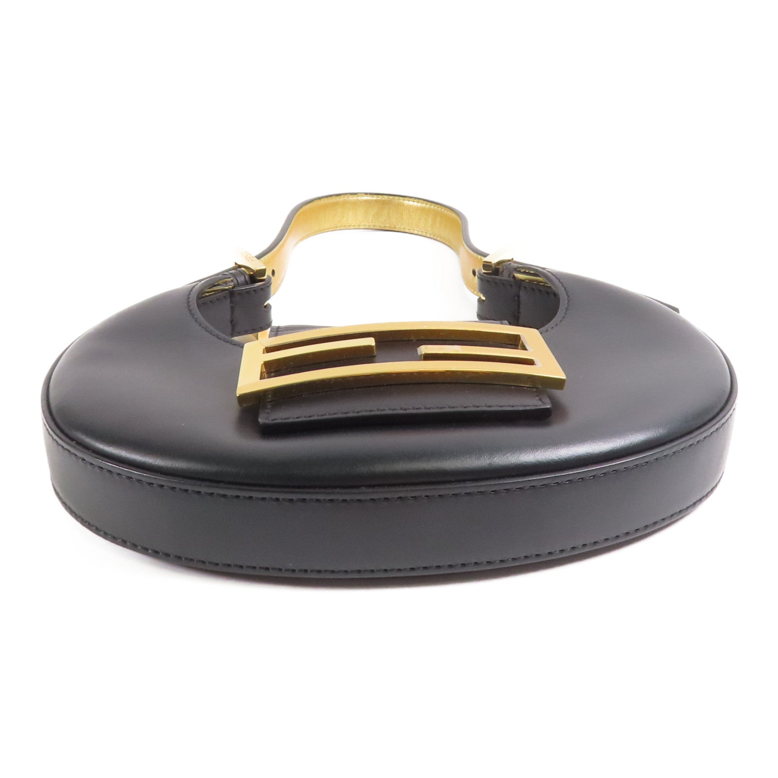 FENDI 牛皮皮革Cookie Hobo Bag金扣肩背袋