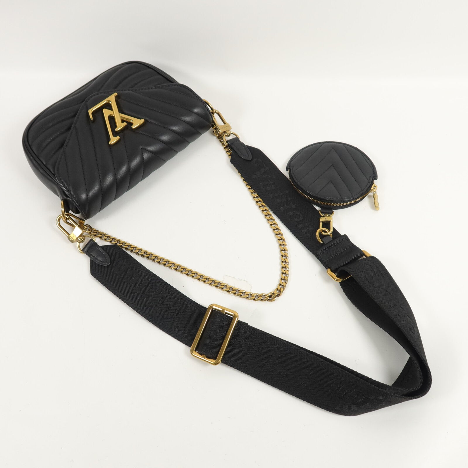 LOUIS VUITTON 牛皮皮革New Wave手挽肩背兩用袋