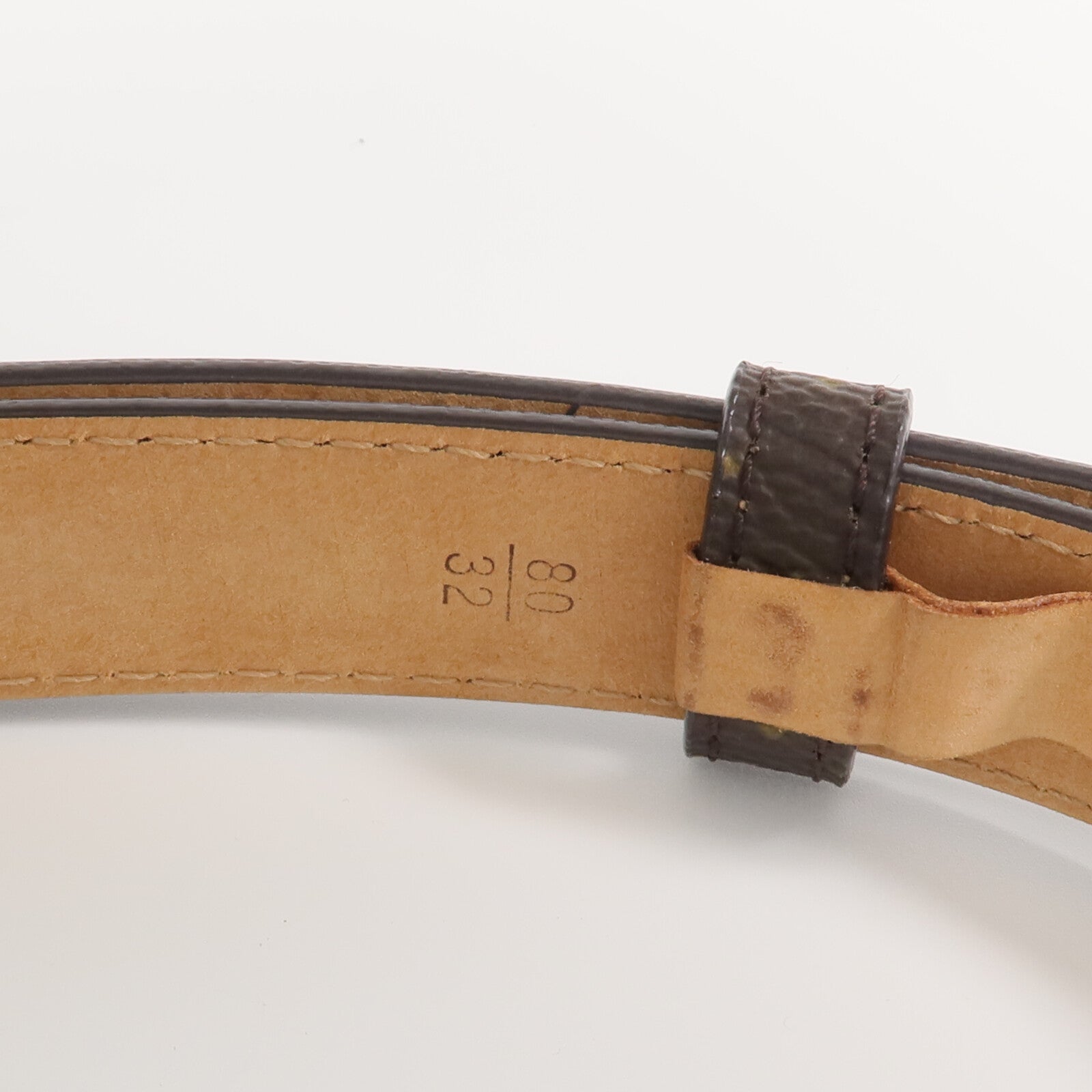 LOUIS VUITTON Monogram Belt金扣皮帶