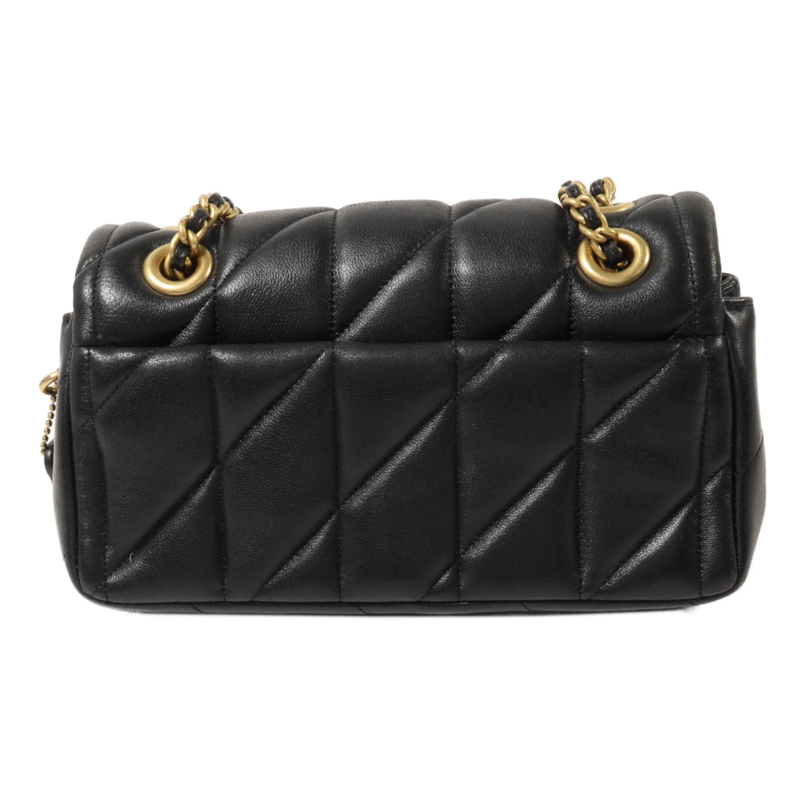 COACH 牛皮皮革Quilted Tabby 20鏈帶肩背袋