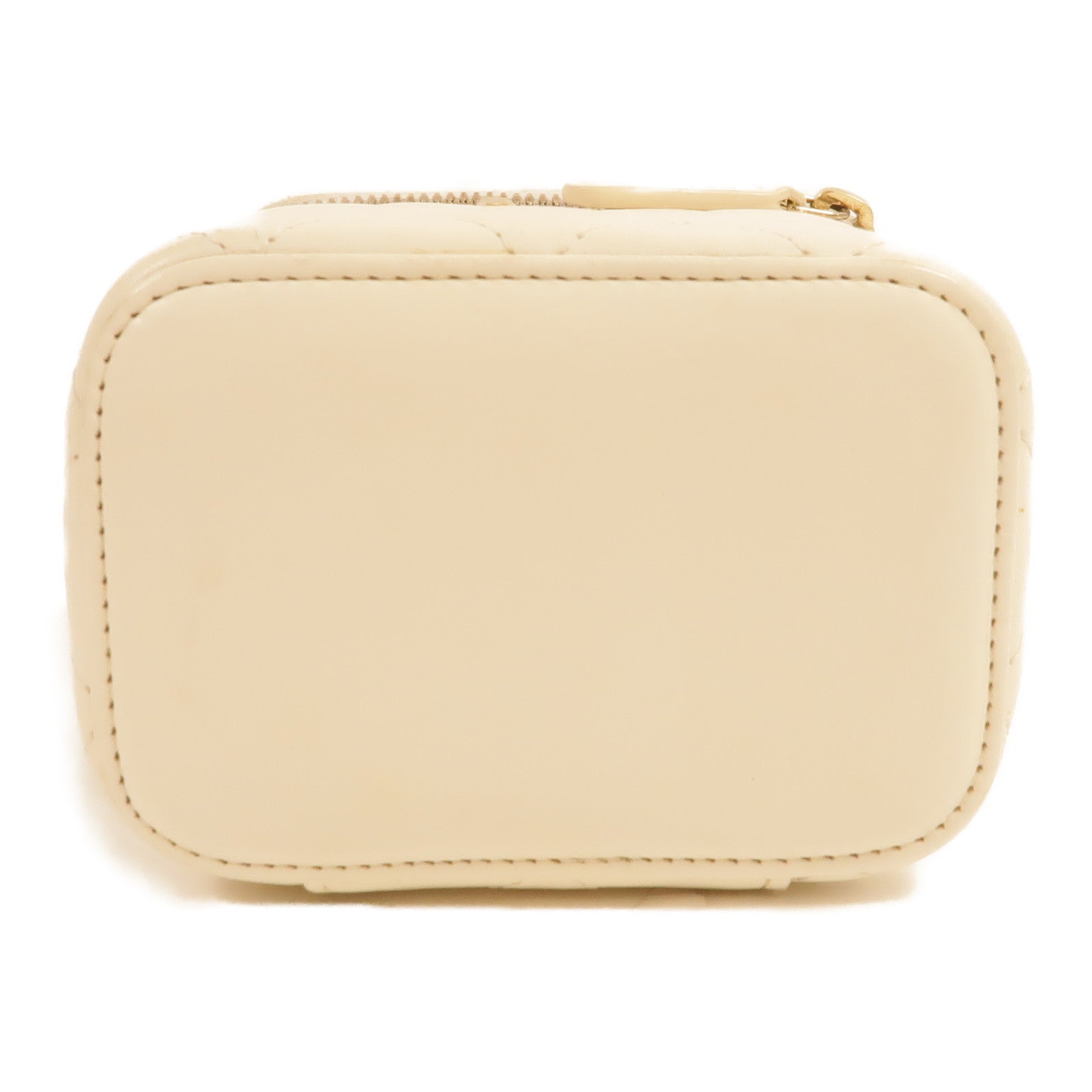 CHANEL 羊皮皮革Mini Vanity Case With Gold Ball鏈帶肩背袋