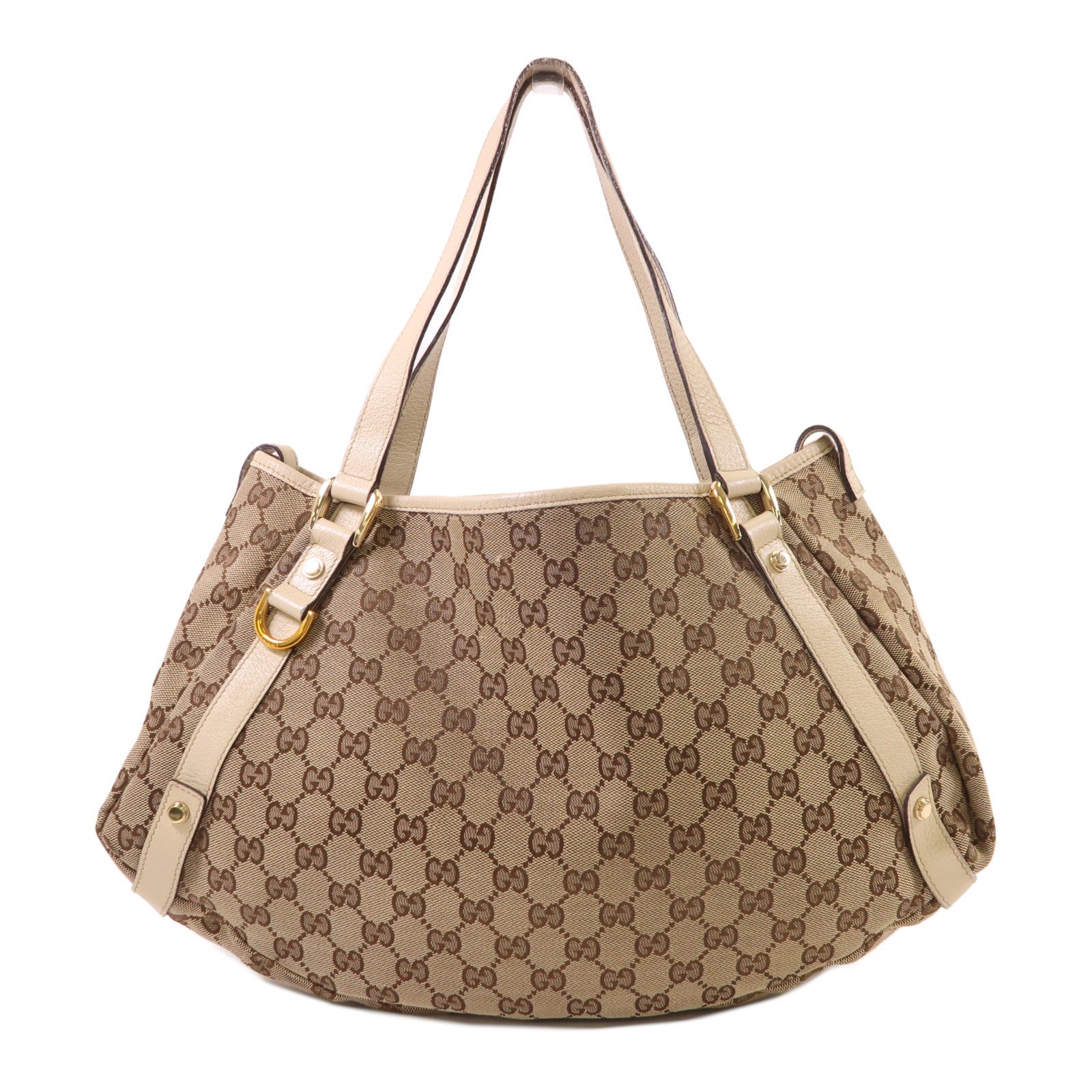 GUCCI 帆布Abbey金扣肩背袋