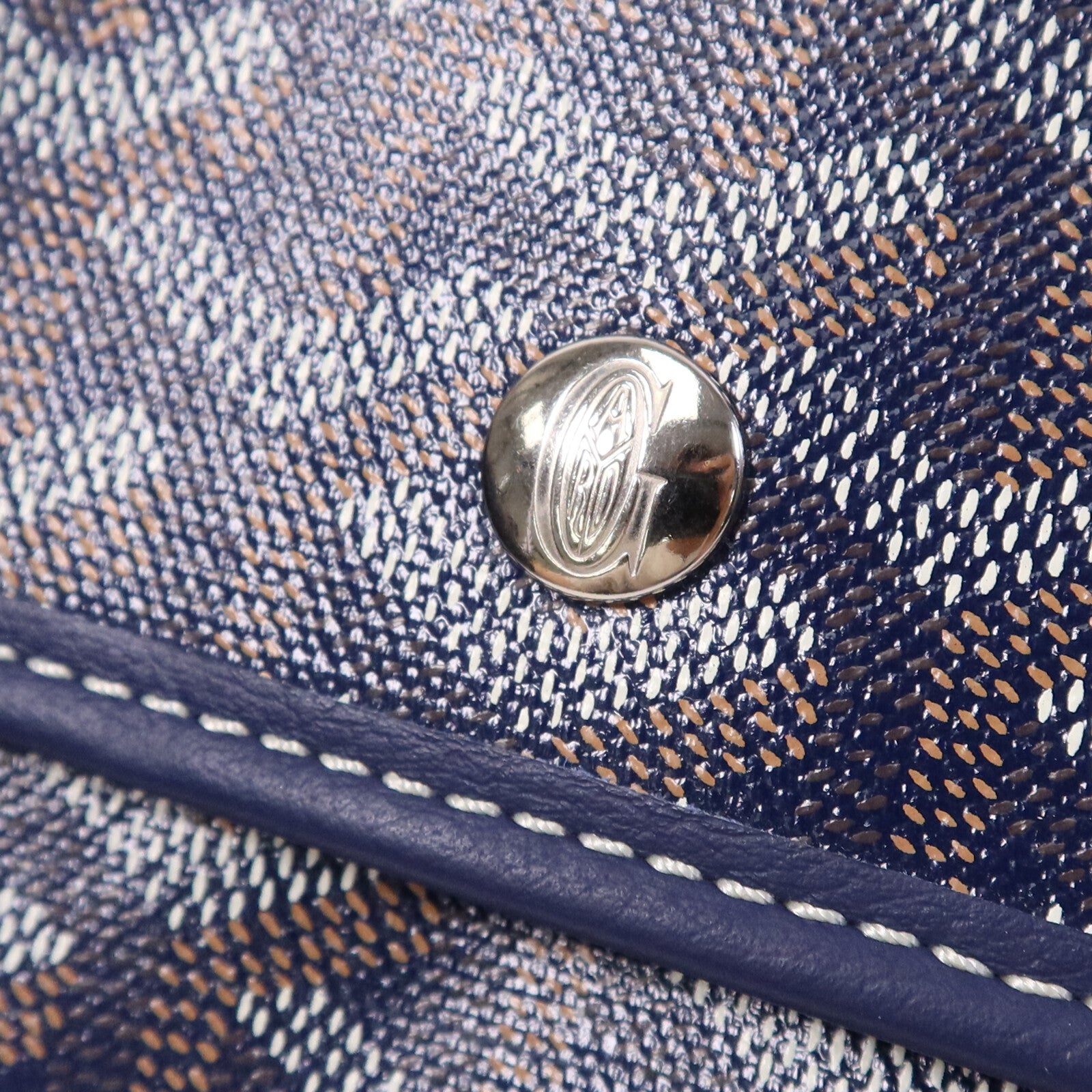 GOYARD 【激減優惠】塗層帆布Saint Louis GM銀扣手挽袋