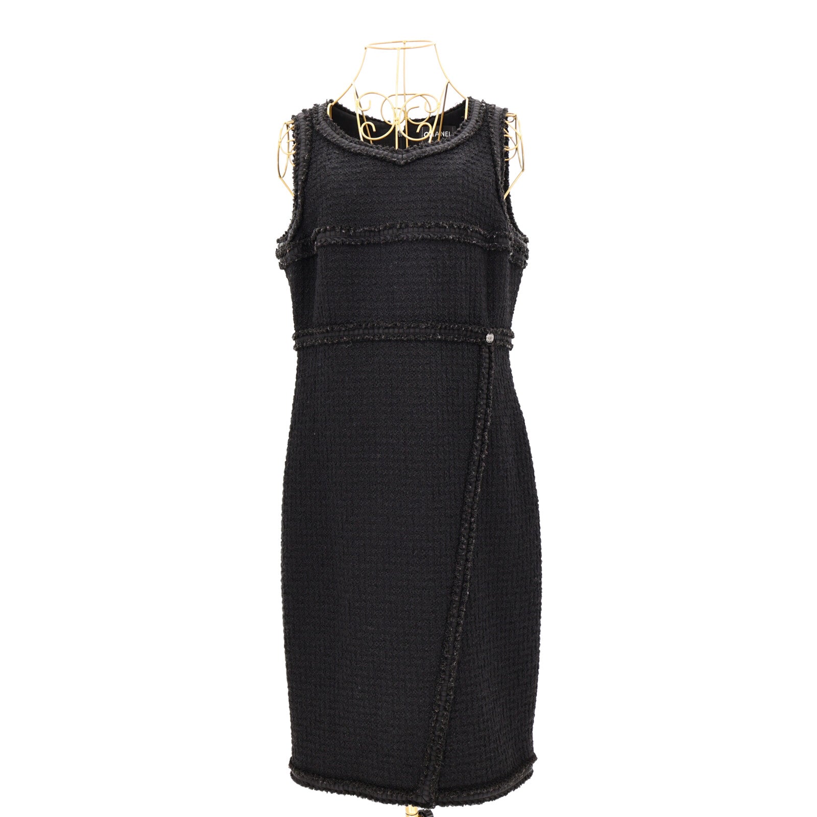 CHANEL Wool/Silk Sleeveless Dress連身裙