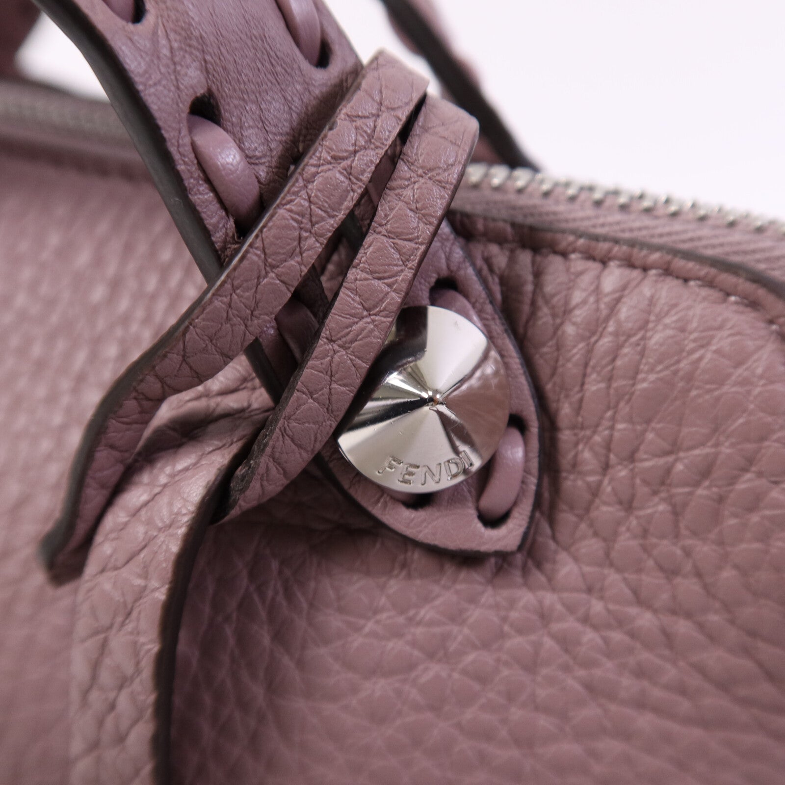 FENDI 牛皮皮革By The Way銀扣手挽肩背兩用袋