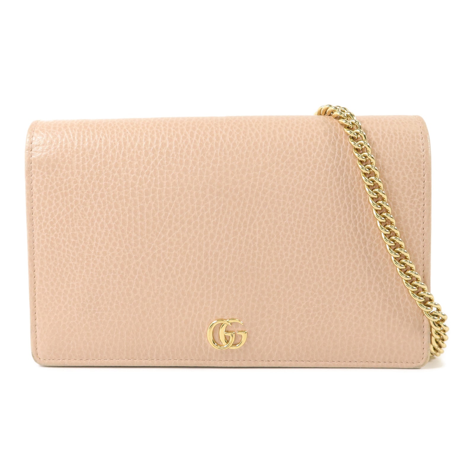 GUCCI 【激減優惠】牛皮皮革WOC Wallet On Chain鏈帶肩背袋