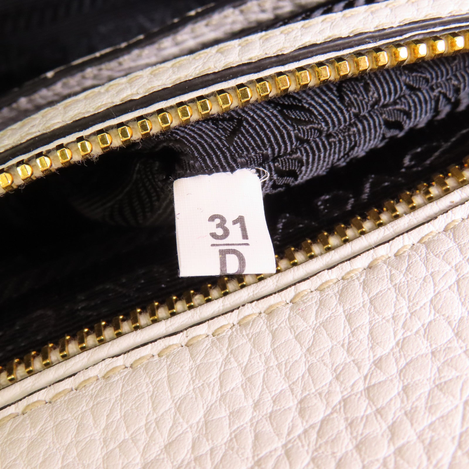 PRADA 牛皮皮革Shoulder Bag金扣手挽肩背兩用袋