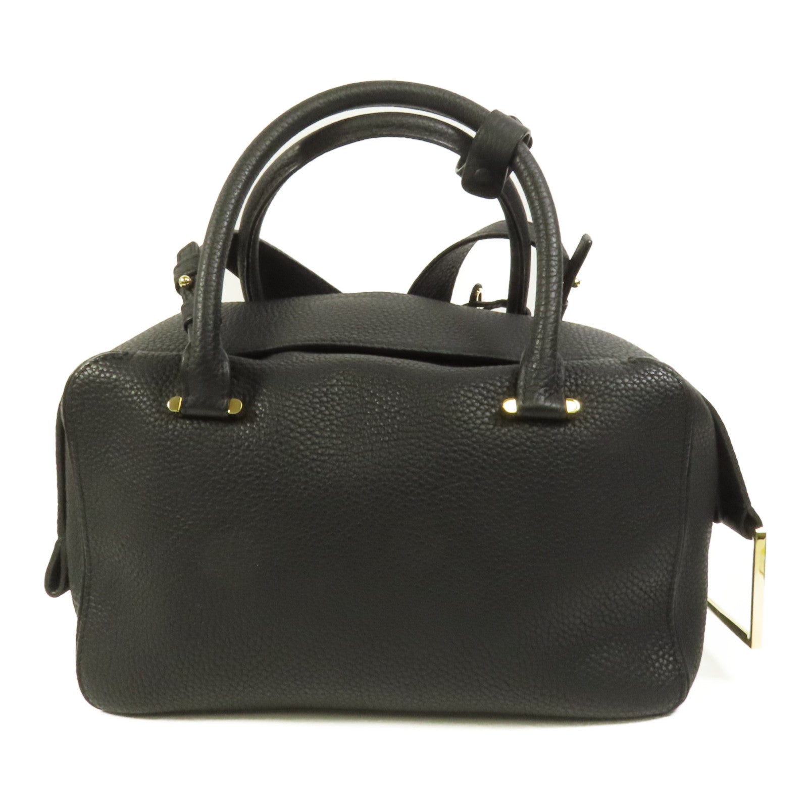 Delvaux 牛皮皮革Cool Box MM金扣手挽肩背兩用袋