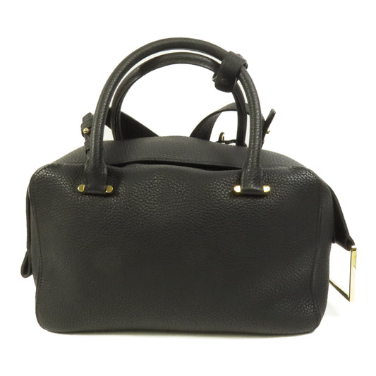 Delvaux 牛皮皮革Cool Box MM金扣手挽肩背兩用袋