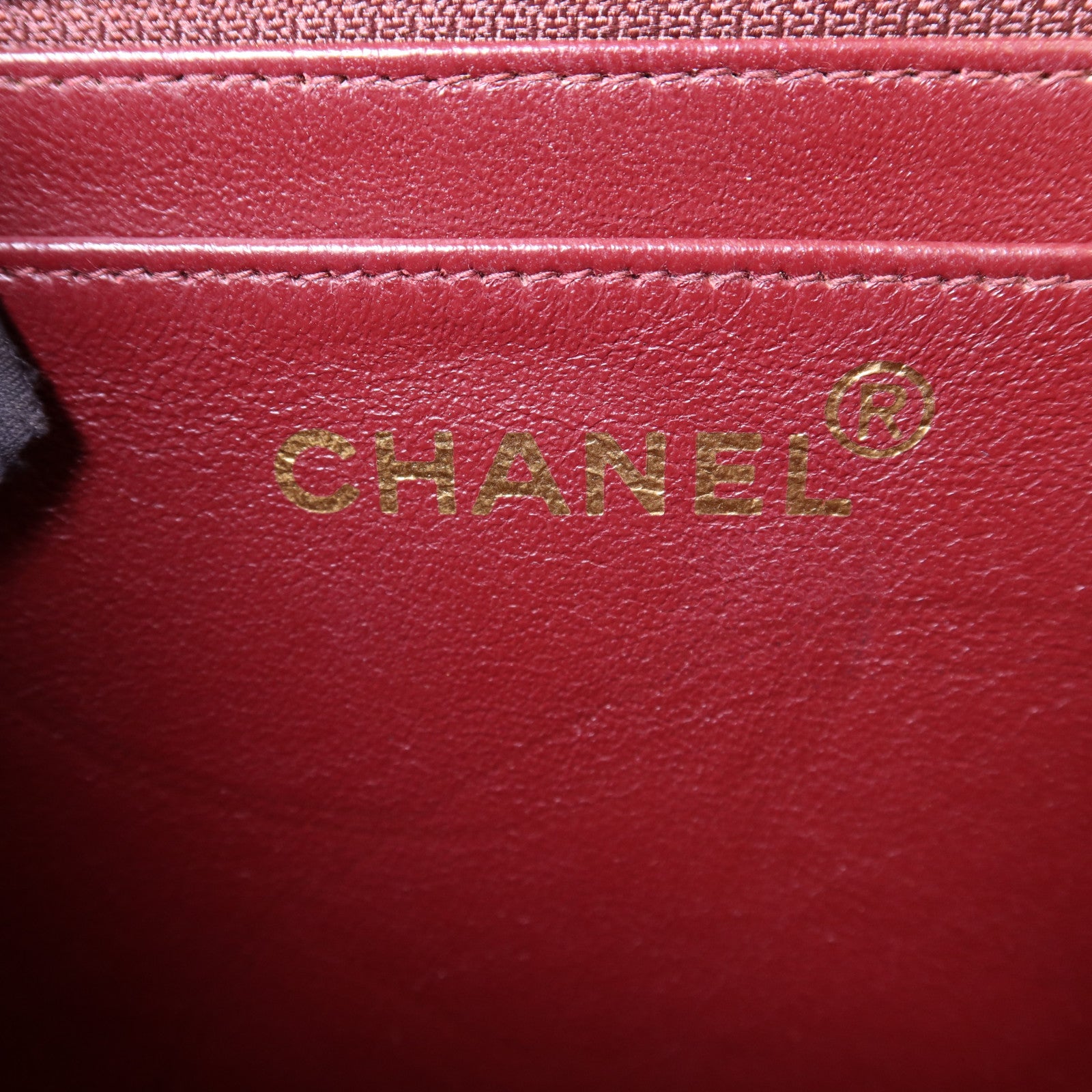 CHANEL 牛皮皮革Vintage Shoulder Bag金扣肩背袋