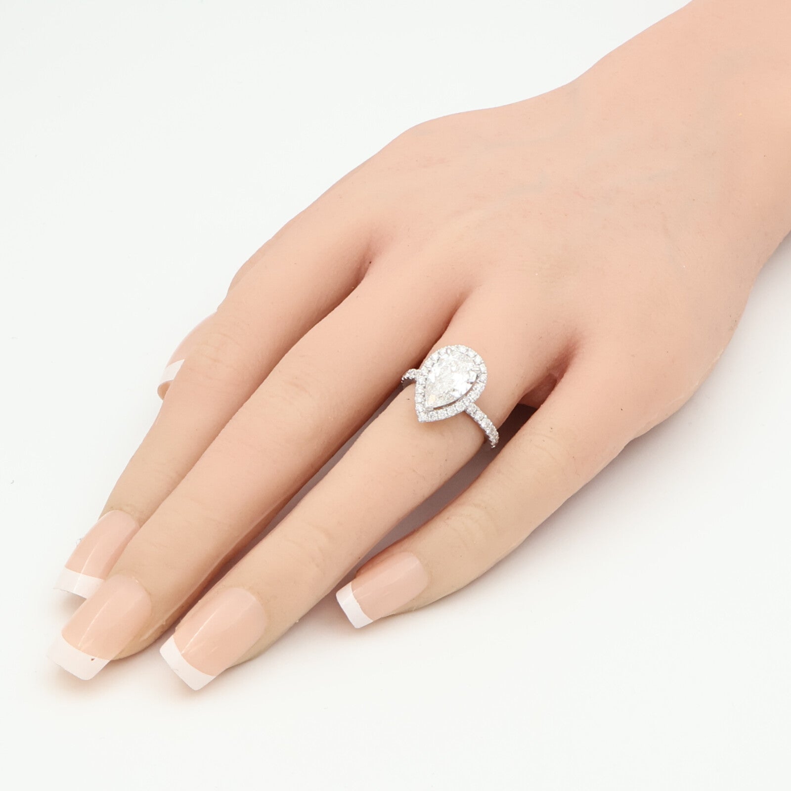 JEWELRY PT950鉑金Diamond Ring鑽石戒指US#4.5