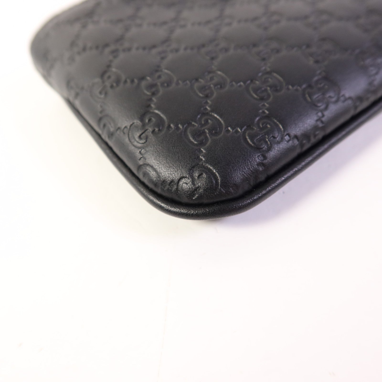GUCCI 牛皮皮革Key Pouch金扣鎖匙包