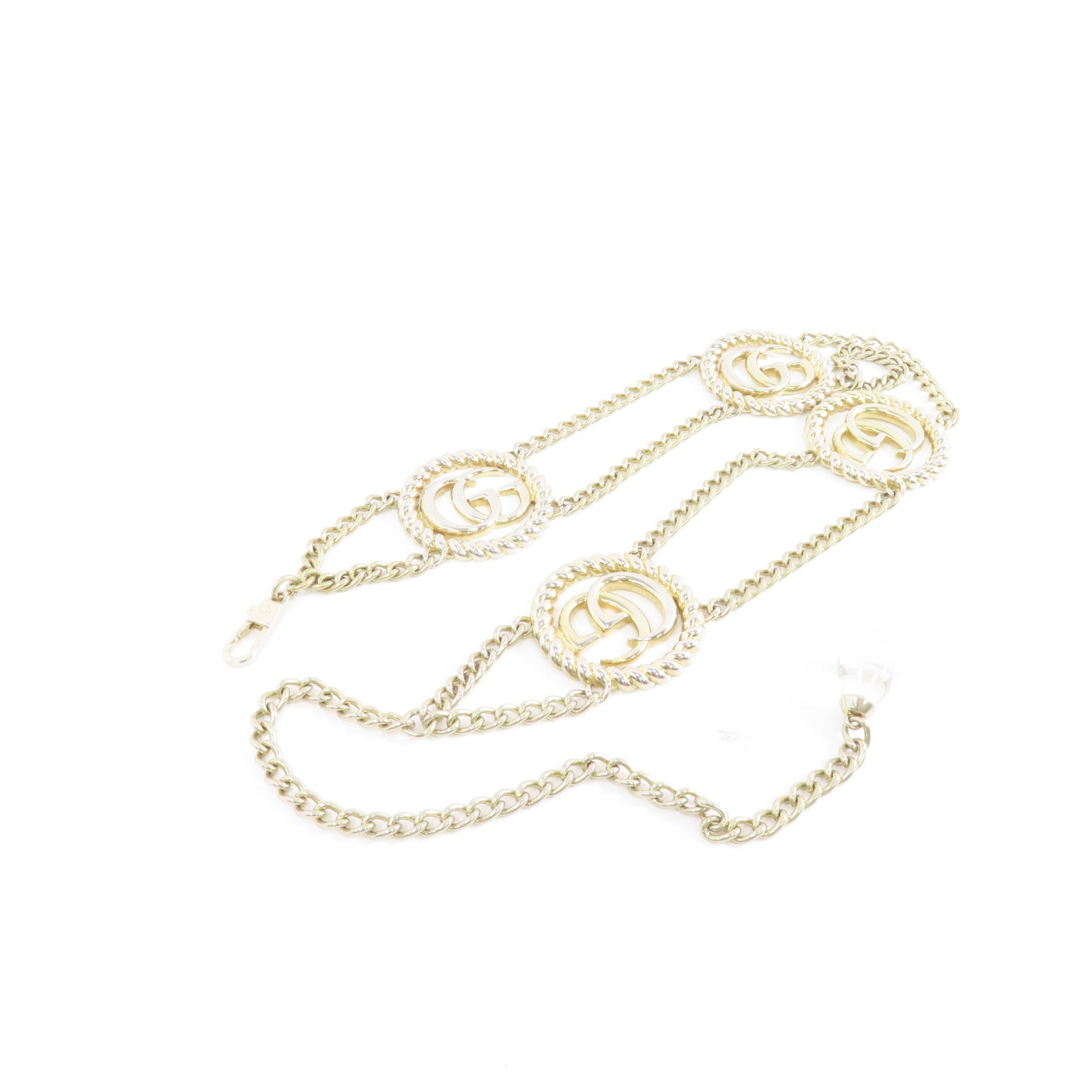 GUCCI 【激減優惠】金屬Chain Belt腰帶金色