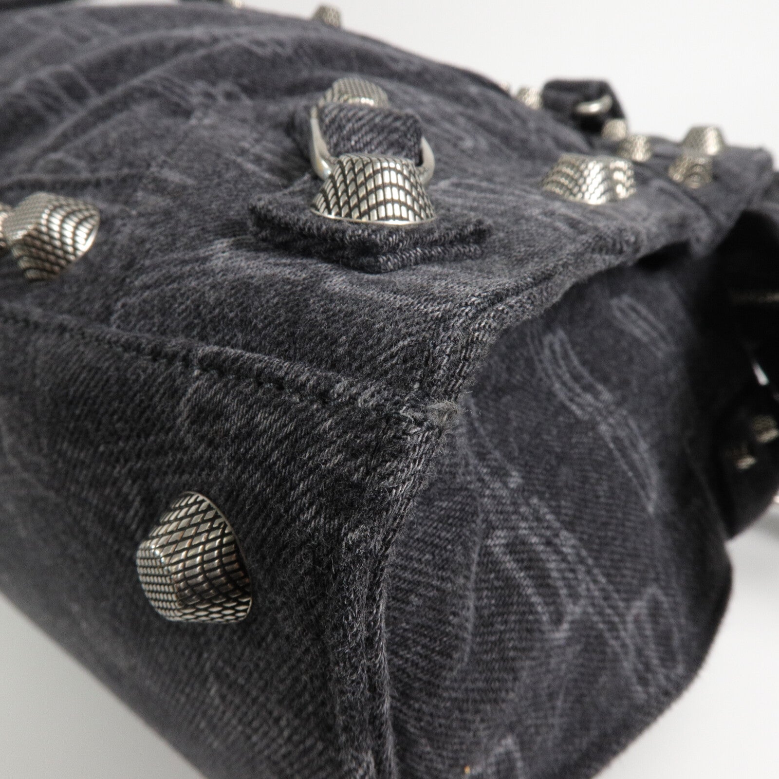 BALENCIAGA 牛仔布Neo Cagole City手挽肩背兩用袋