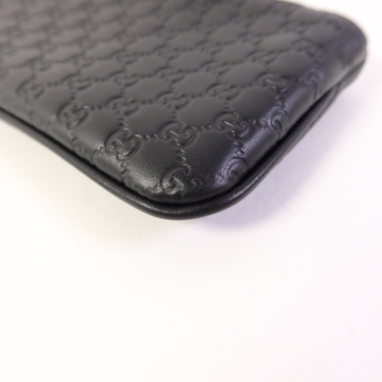 GUCCI 牛皮皮革Key Pouch金扣鎖匙包
