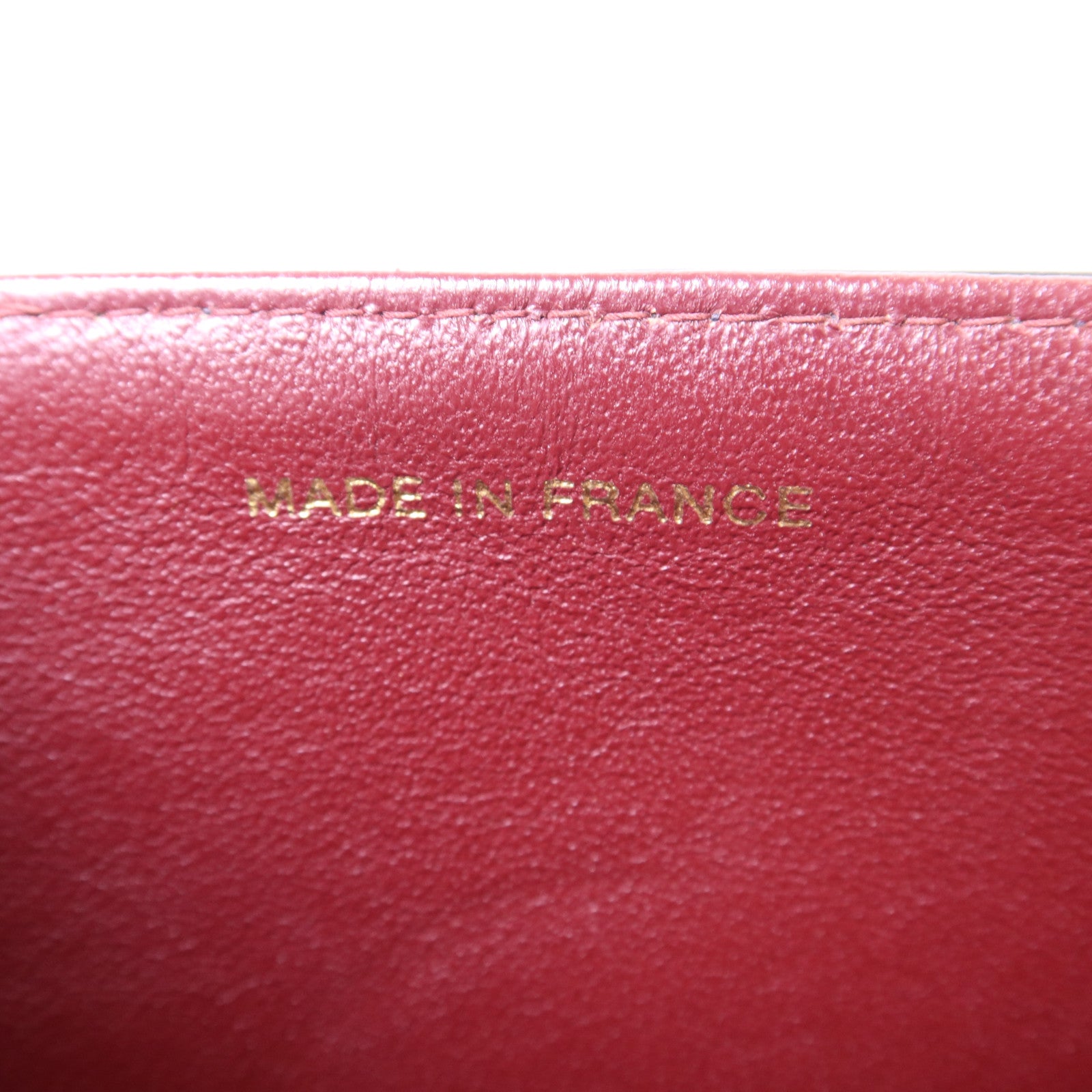 CHANEL 牛皮皮革Vintage Shoulder Bag金扣肩背袋