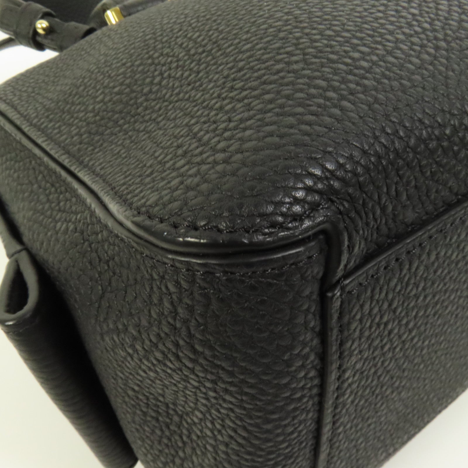 Delvaux 牛皮皮革Cool Box MM金扣手挽肩背兩用袋