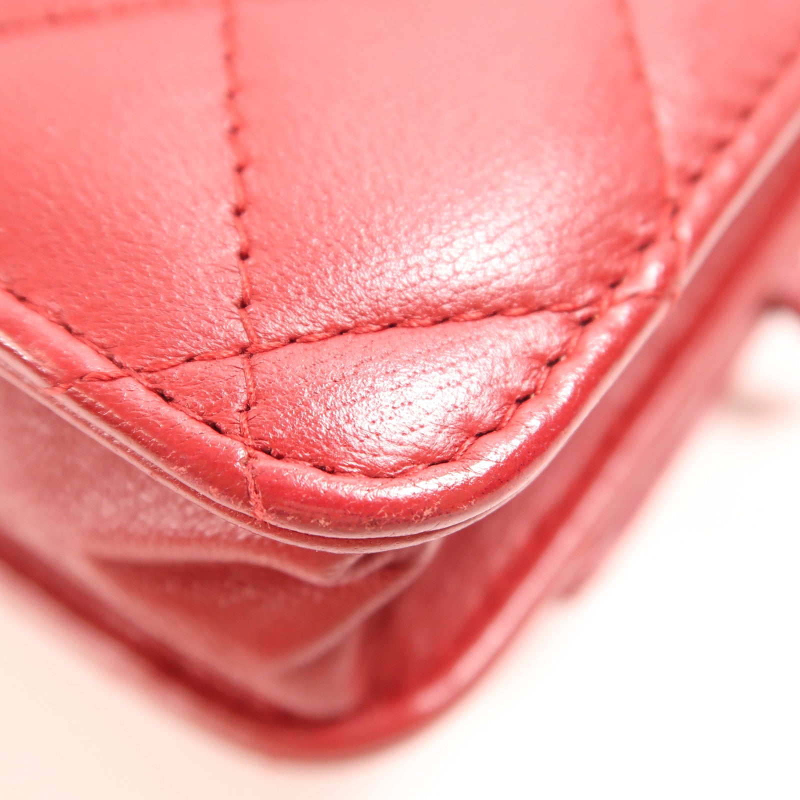 CHANEL 牛皮皮革WOC Wallet On Chain金扣鏈帶肩背袋