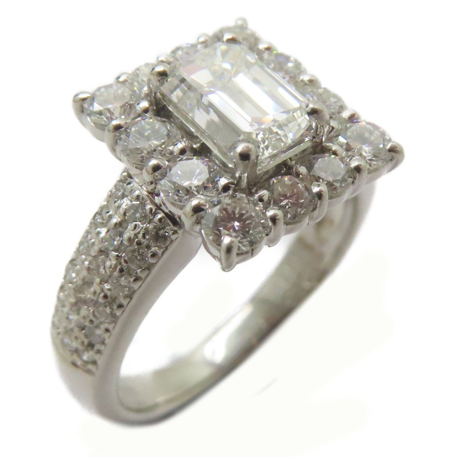 JEWELRY 【激減優惠】PT900鉑金Diamond Ring 1.045ct鑽石/1.11ct鑚石戒指US#6