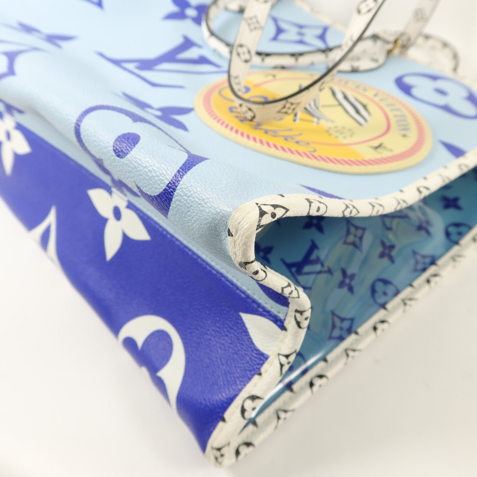 LOUIS VUITTON Monogram Giant/PVC On The Go GM手挽肩背兩用袋