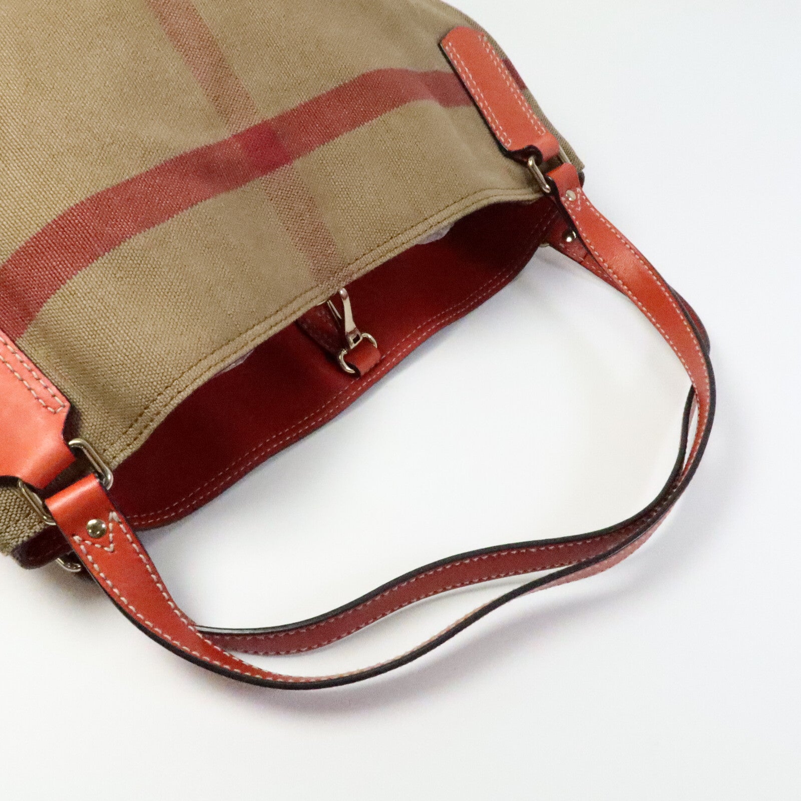 BURBERRY 帆布Shoulder Bag肩背袋