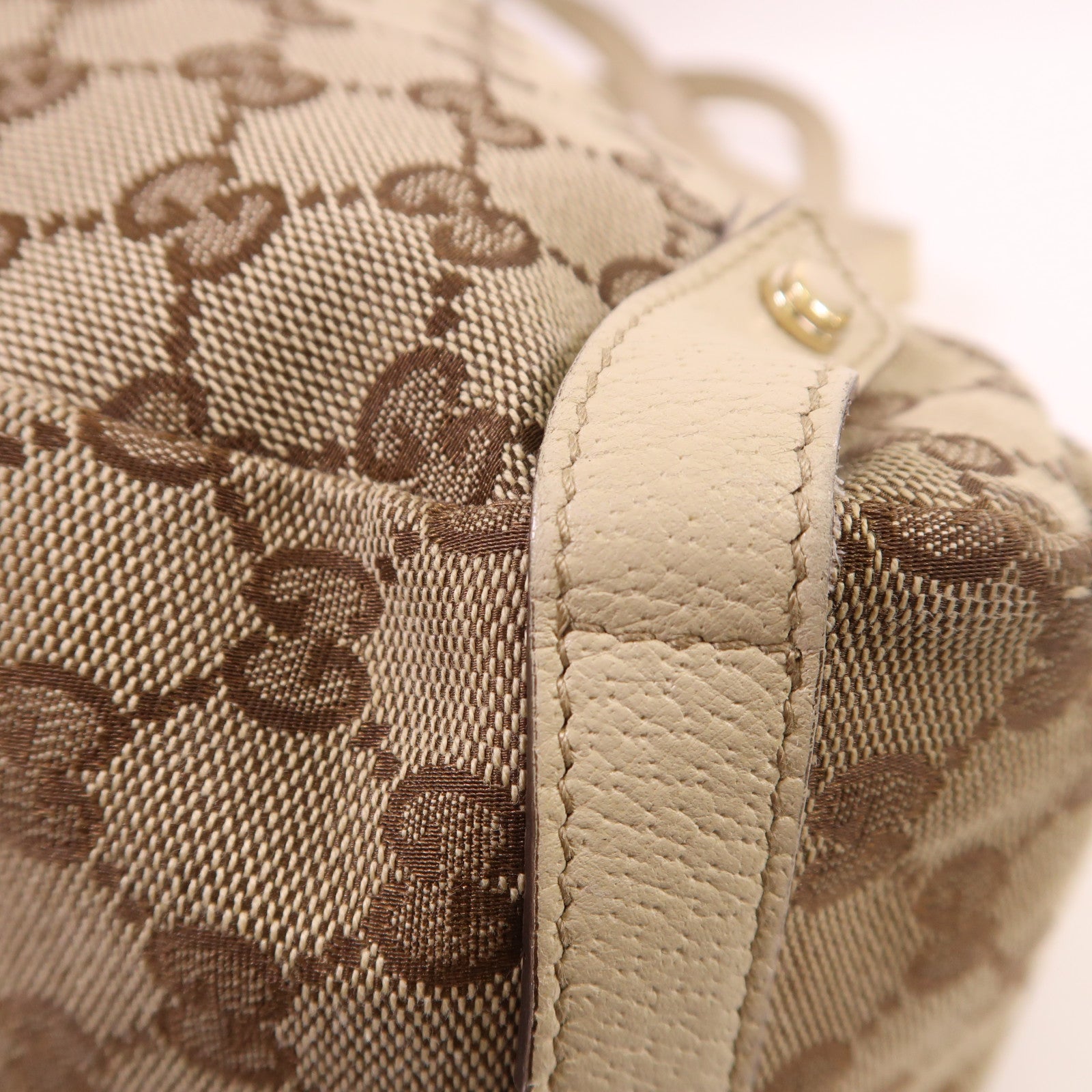 GUCCI 帆布Abbey金扣肩背袋