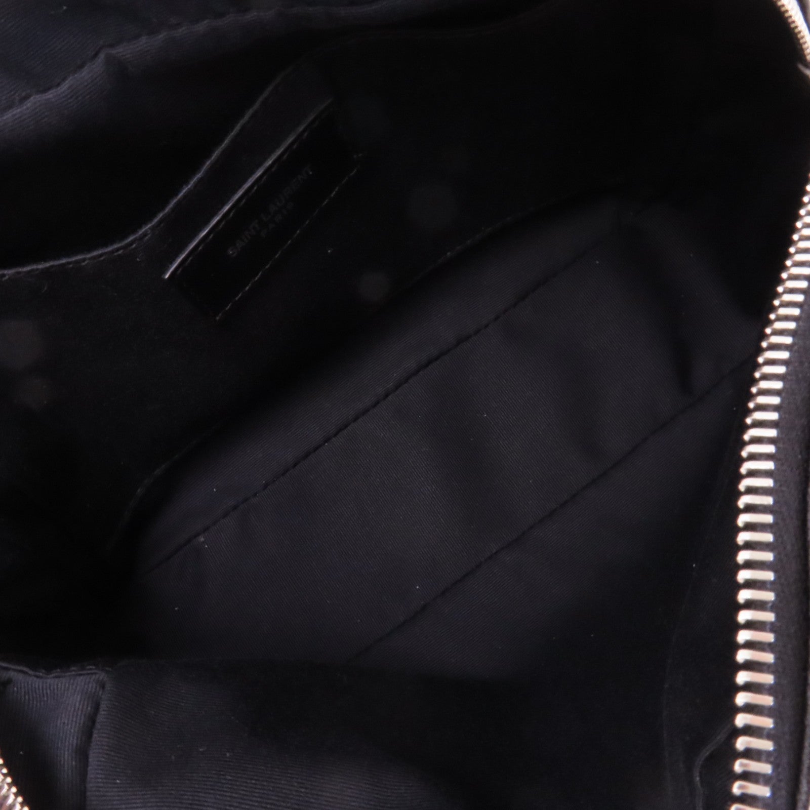 SAINT LAURENT 牛皮皮革Lou Camera Bag銀扣肩背袋