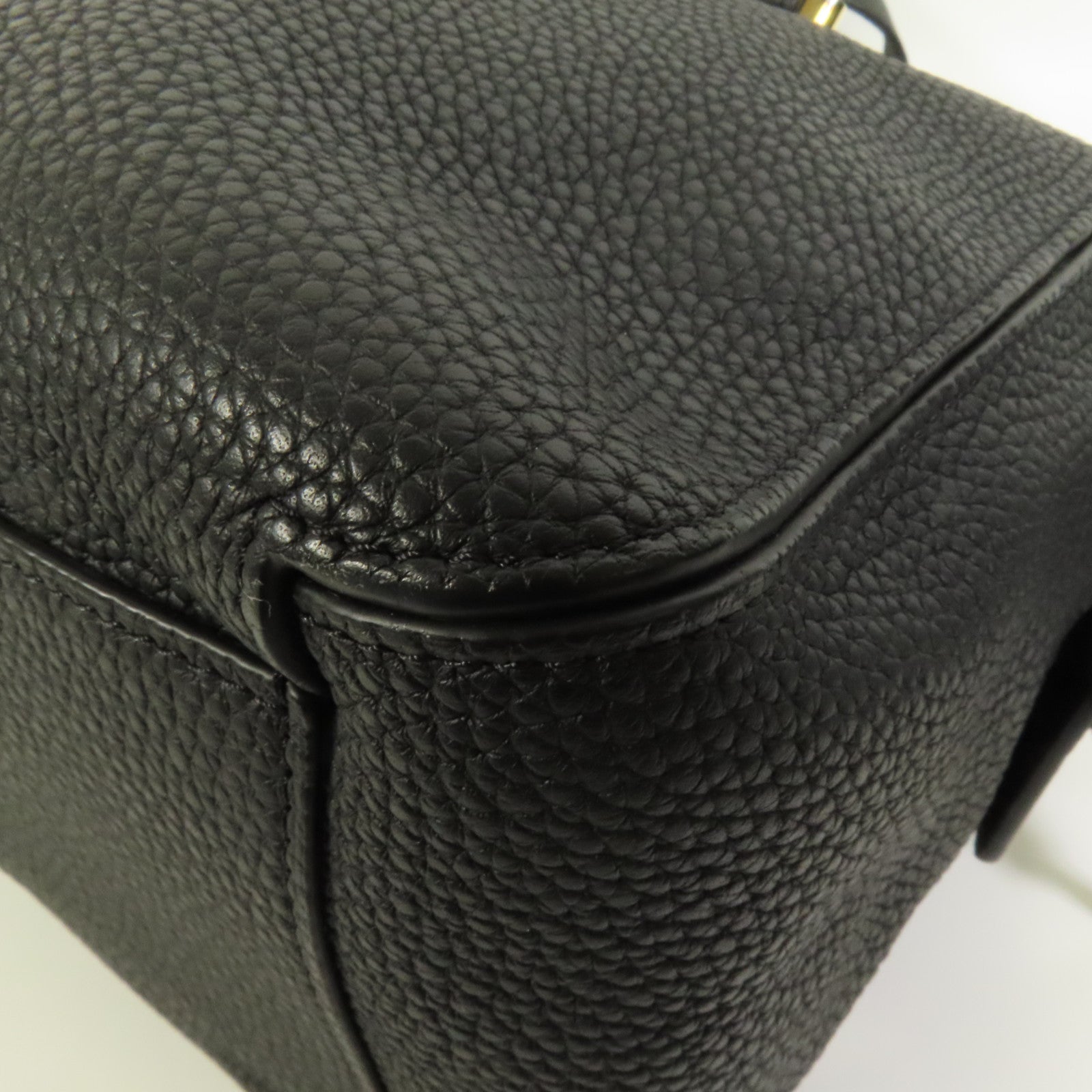 Delvaux 牛皮皮革Cool Box MM金扣手挽肩背兩用袋