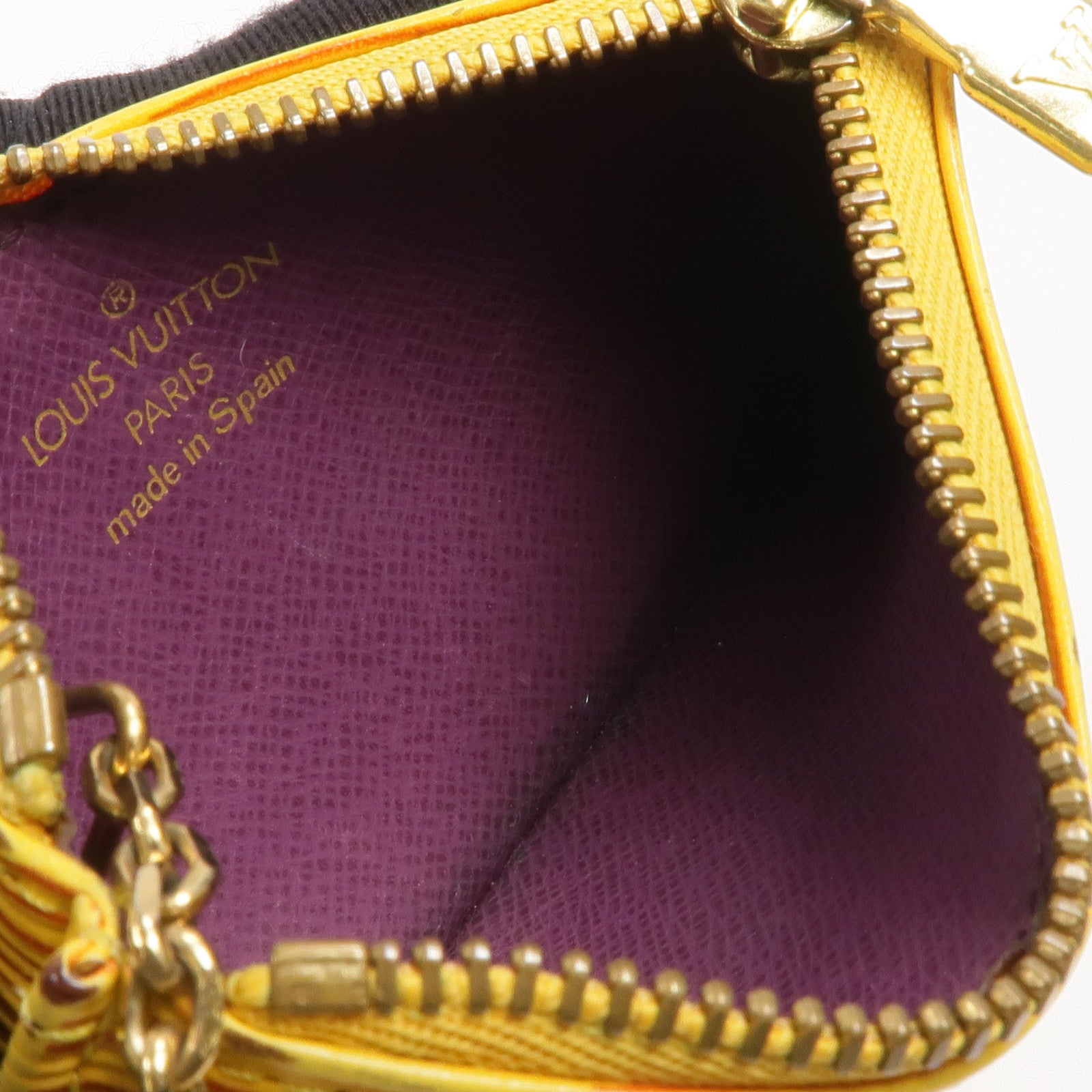 LOUIS VUITTON Epi Coin Case金扣零錢包